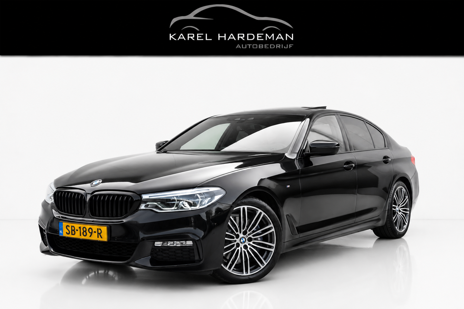 BMW 530i 530i High Executive | M-pakket | Elek. voorstoelen met geheugen | Stoelverwarming | Panoramadak | Klepsysteem 2018 - voorkant