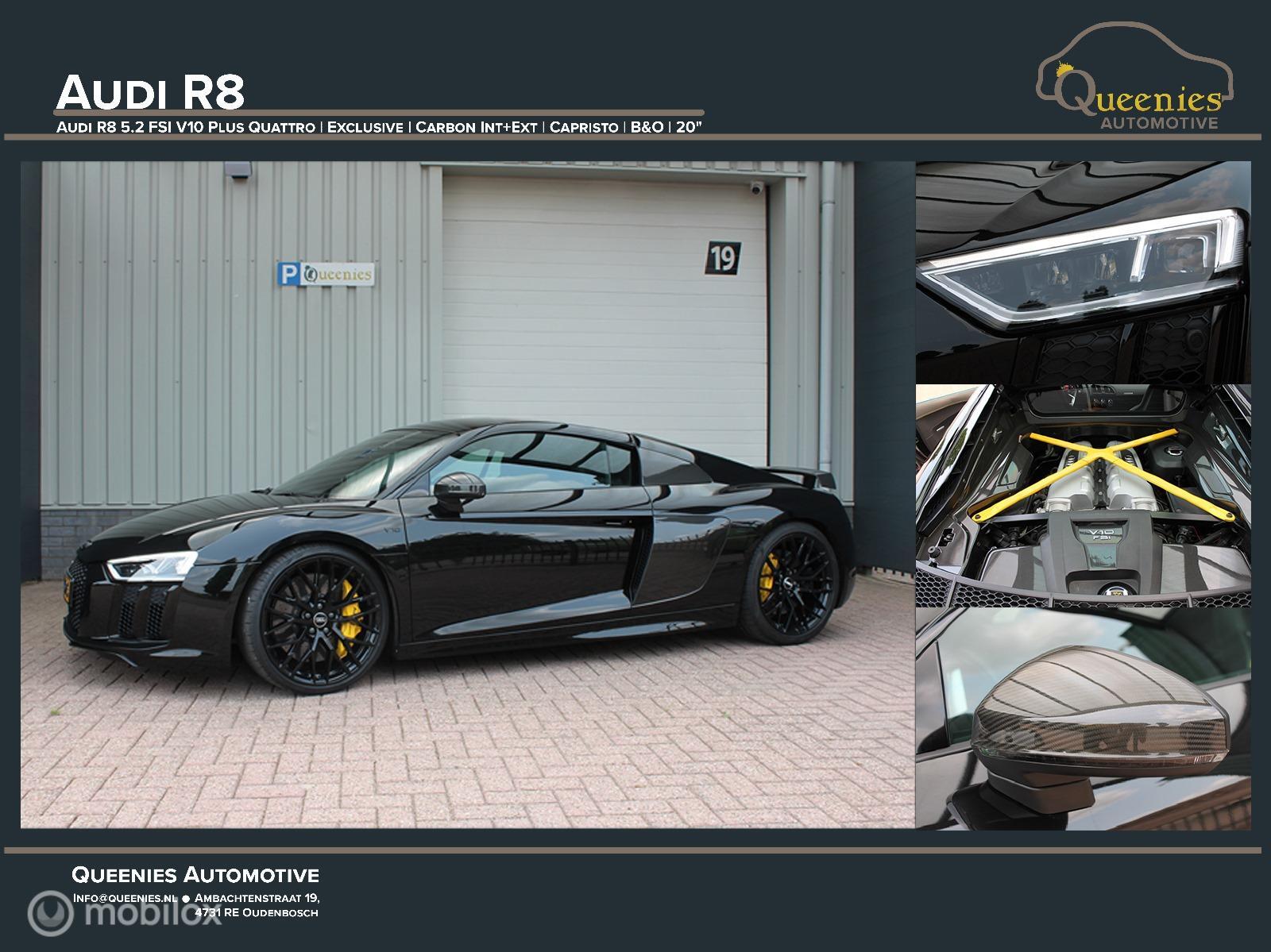 Audi R8 - Exclusive V10 PLUS  610pk 5.2 FSI Quattro 2016 - voorkant