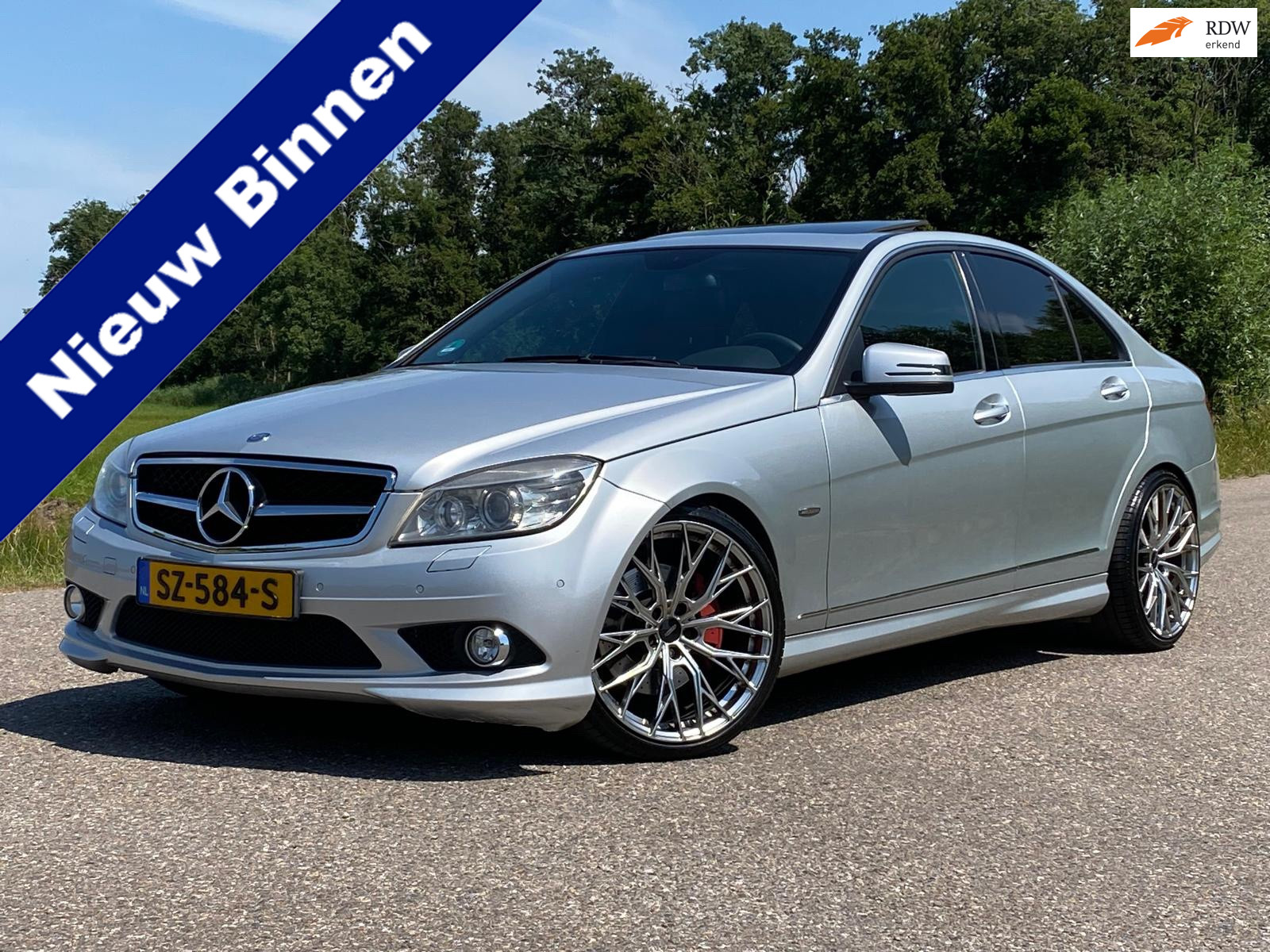 Mercedes-Benz C 350 Cgi 350 CGI BlueEFFICIENCY Elegance Automaat Navi Leder-Int Schuif-Dak Goed Onderhouden 2010 - voorkant