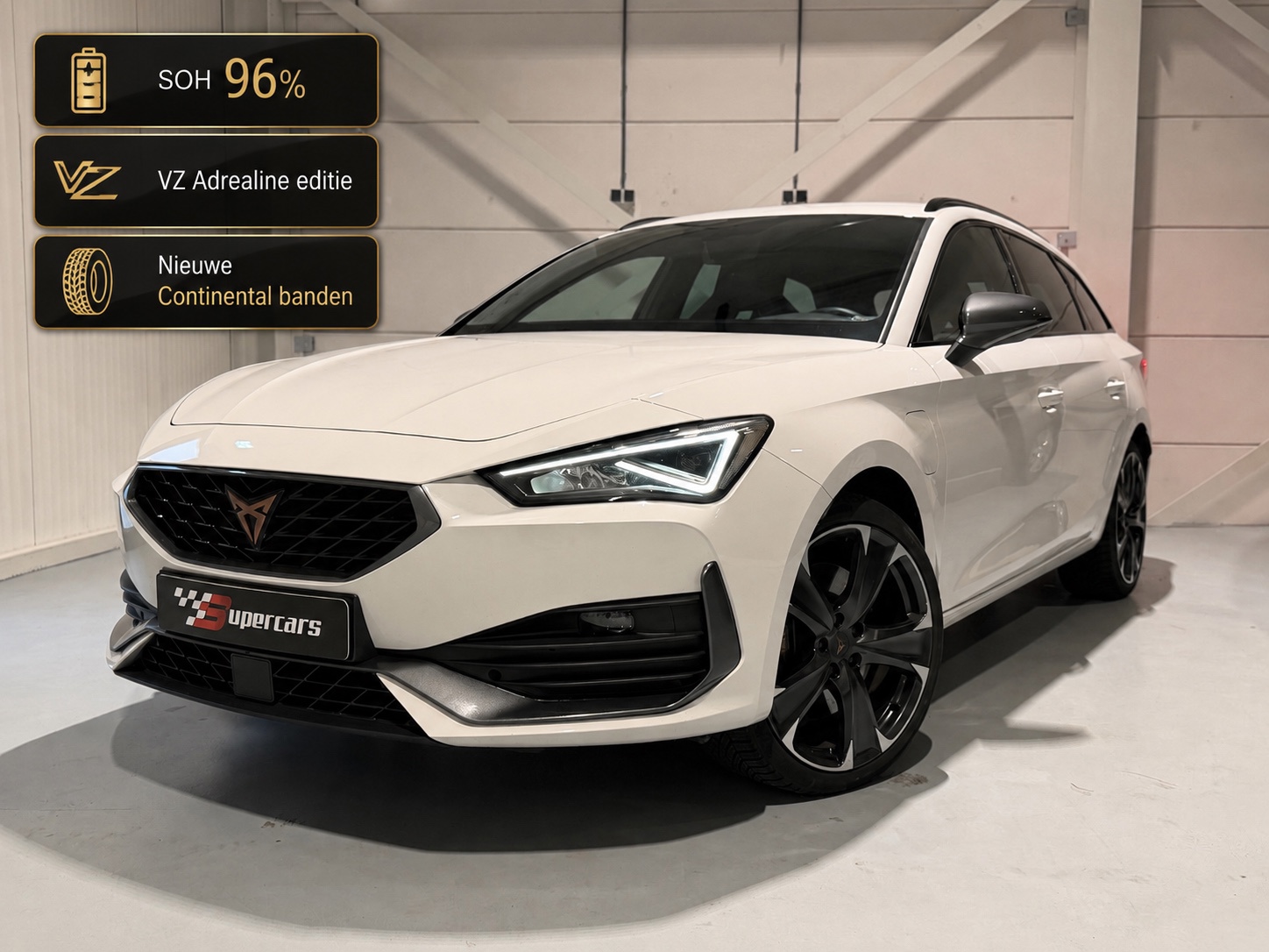 Cupra Leon Sportstourer 1.4 e-Hybrid VZ Adrenaline - SOH 96% - Vir. Cockput - Trekhaak 2021 - voorkant