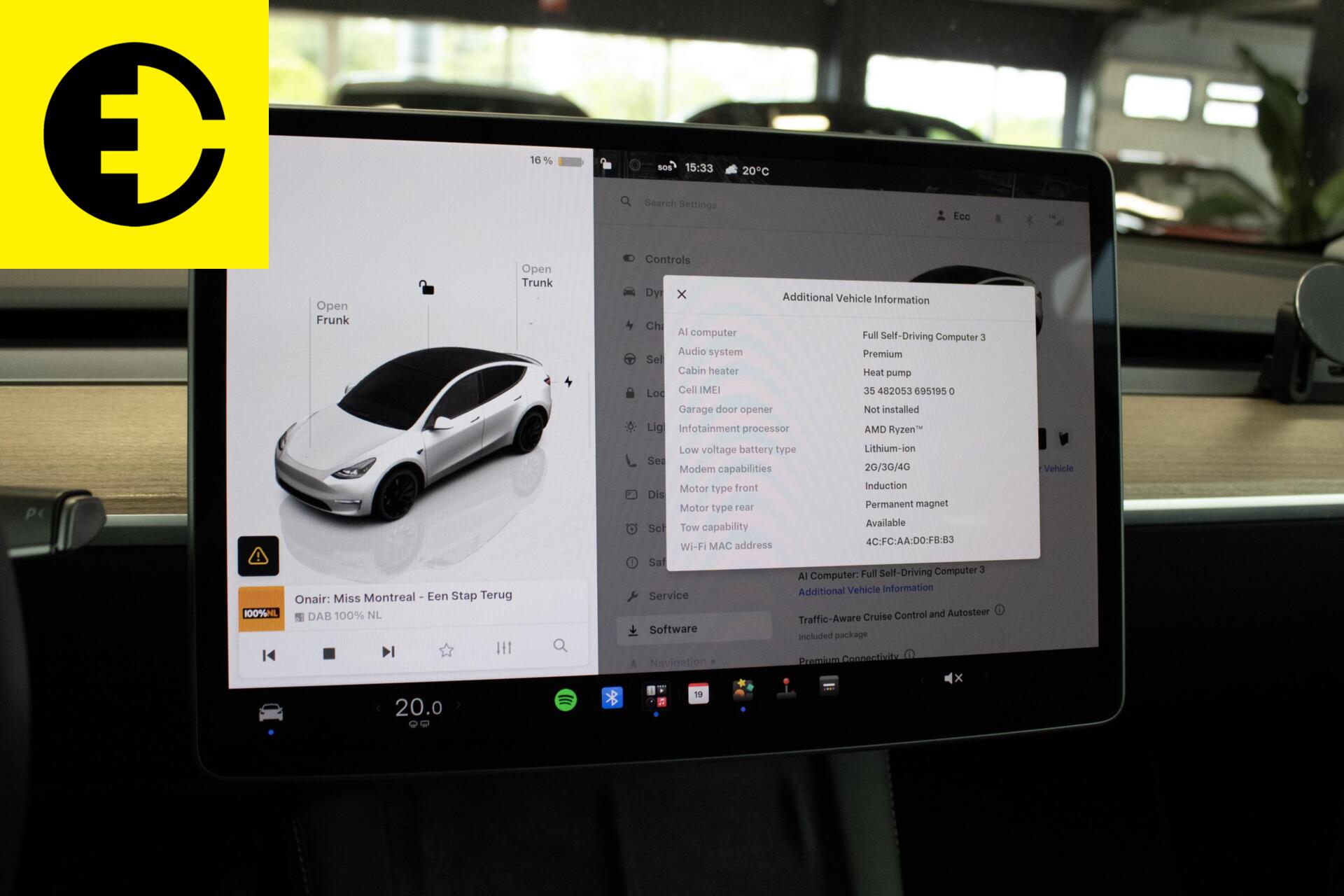 Foto van Tesla Model Y