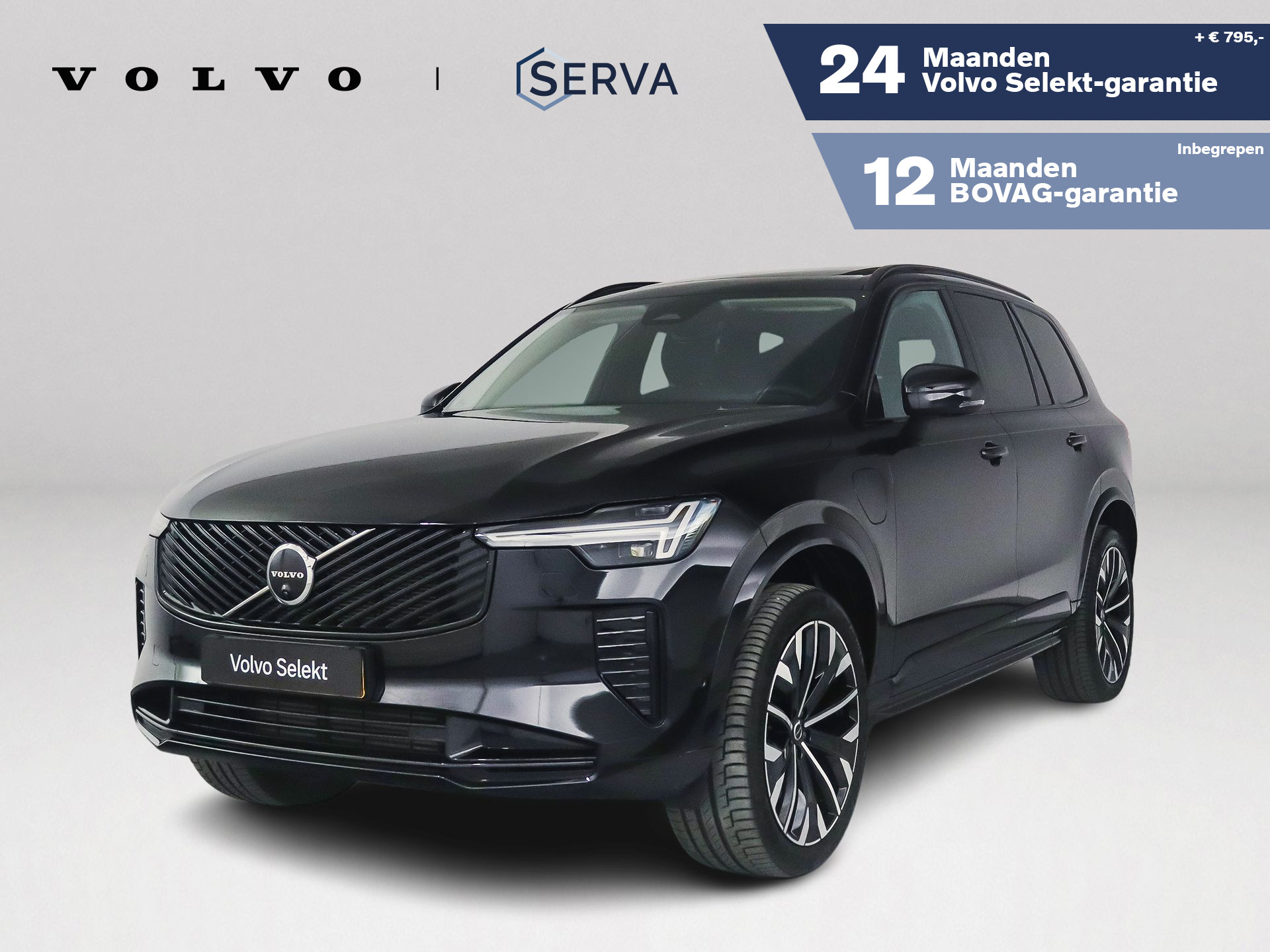Volvo Xc90 T8 Plug-in hybrid AWD Ultra Dark | Panoramadak | 360° camera | Harman Kardon | Luchtvering | Matrix led | Stoel- en stuurverwarming | Head-up Display | Trekhaak 2025 - voorkant