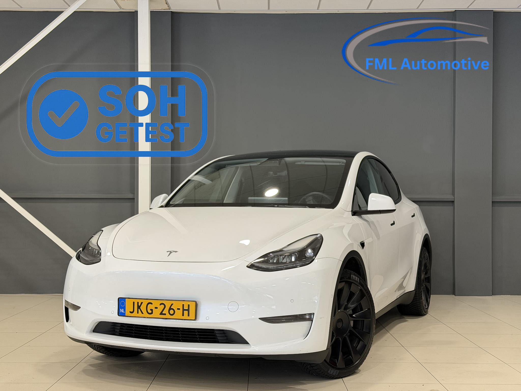Tesla Model Y Long Range RWD 75 kWh 2021 - voorkant