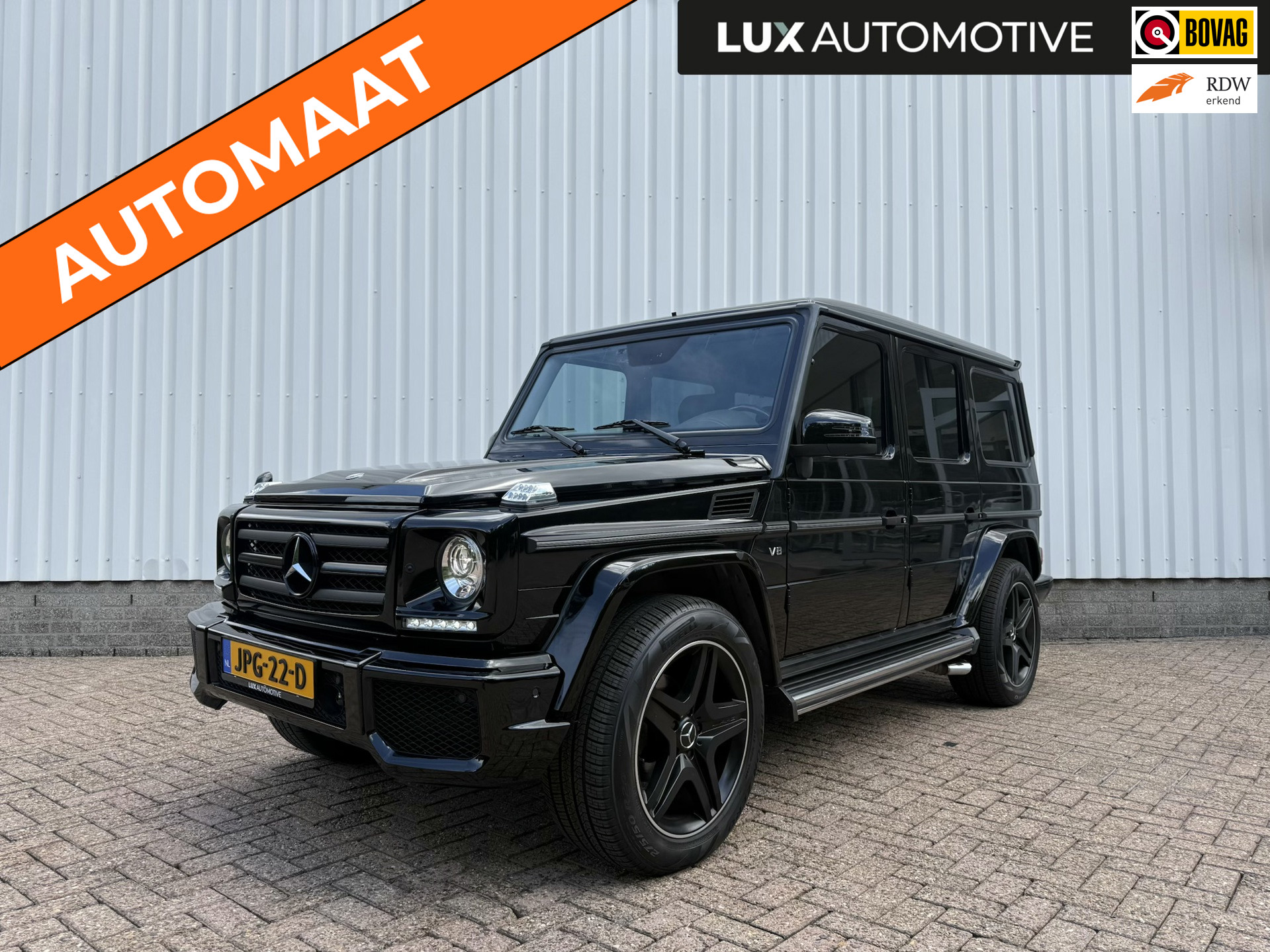 Mercedes-Benz G 500 500 Lang 5.5 V8 AMG 388pk, Side Pipes, CarPlay, Camera, BTW 2009 - voorkant