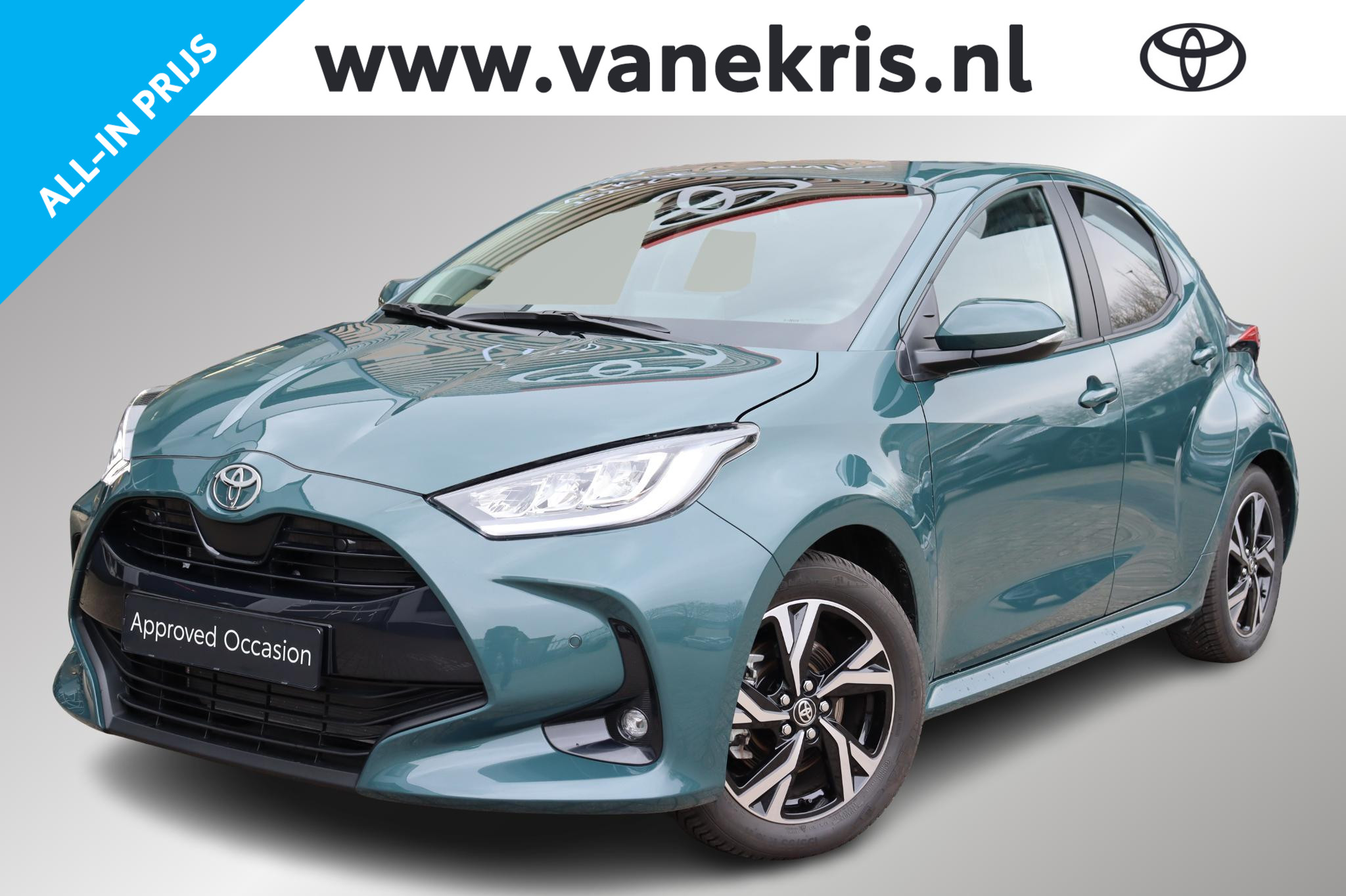 Toyota Toyota Yaris 1.5 Hybrid 115 Dynamic, Comfort Pack 2025 - voorkant