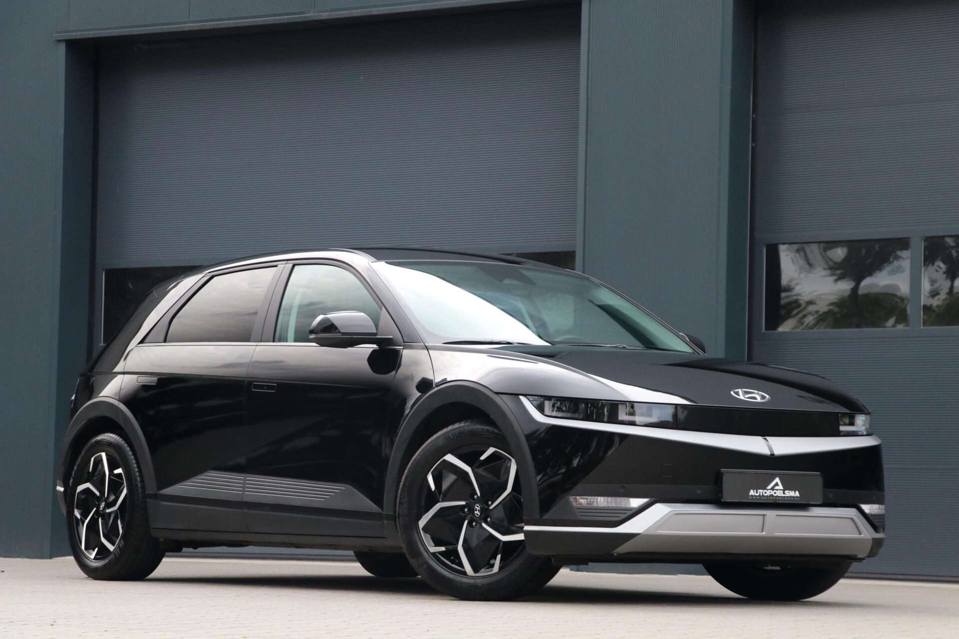 Hyundai Ioniq5 Style 58 kWh AdaptiveCruise Warmtepomp Camera AppleCarplay Leder/Stof SOH 100% 79000KM BJ2021 2021 - voorkant