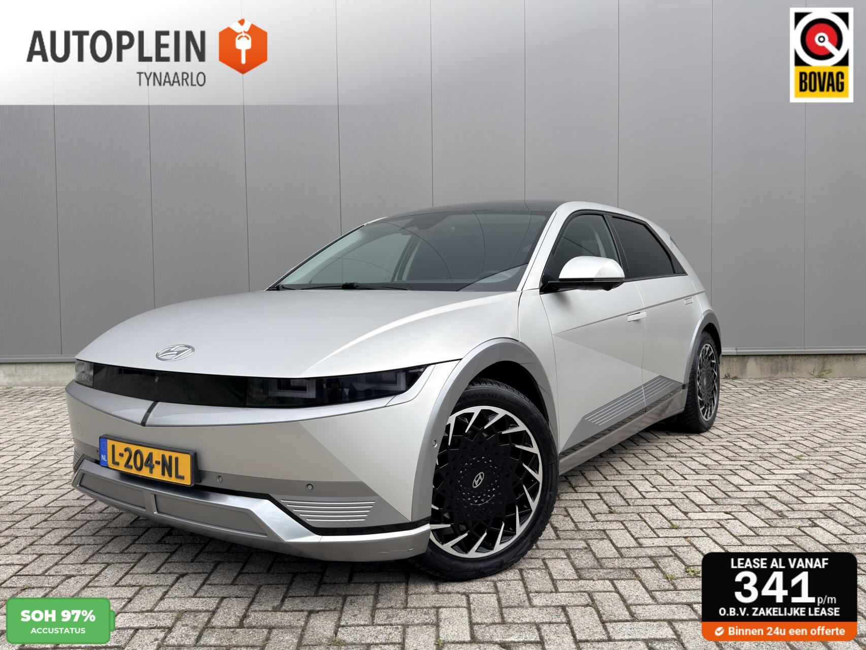 Hyundai Ioniq5 Project 45 Lounge AWD 73kWh 1e eig|Dealer OH|HUD 2021 - voorkant