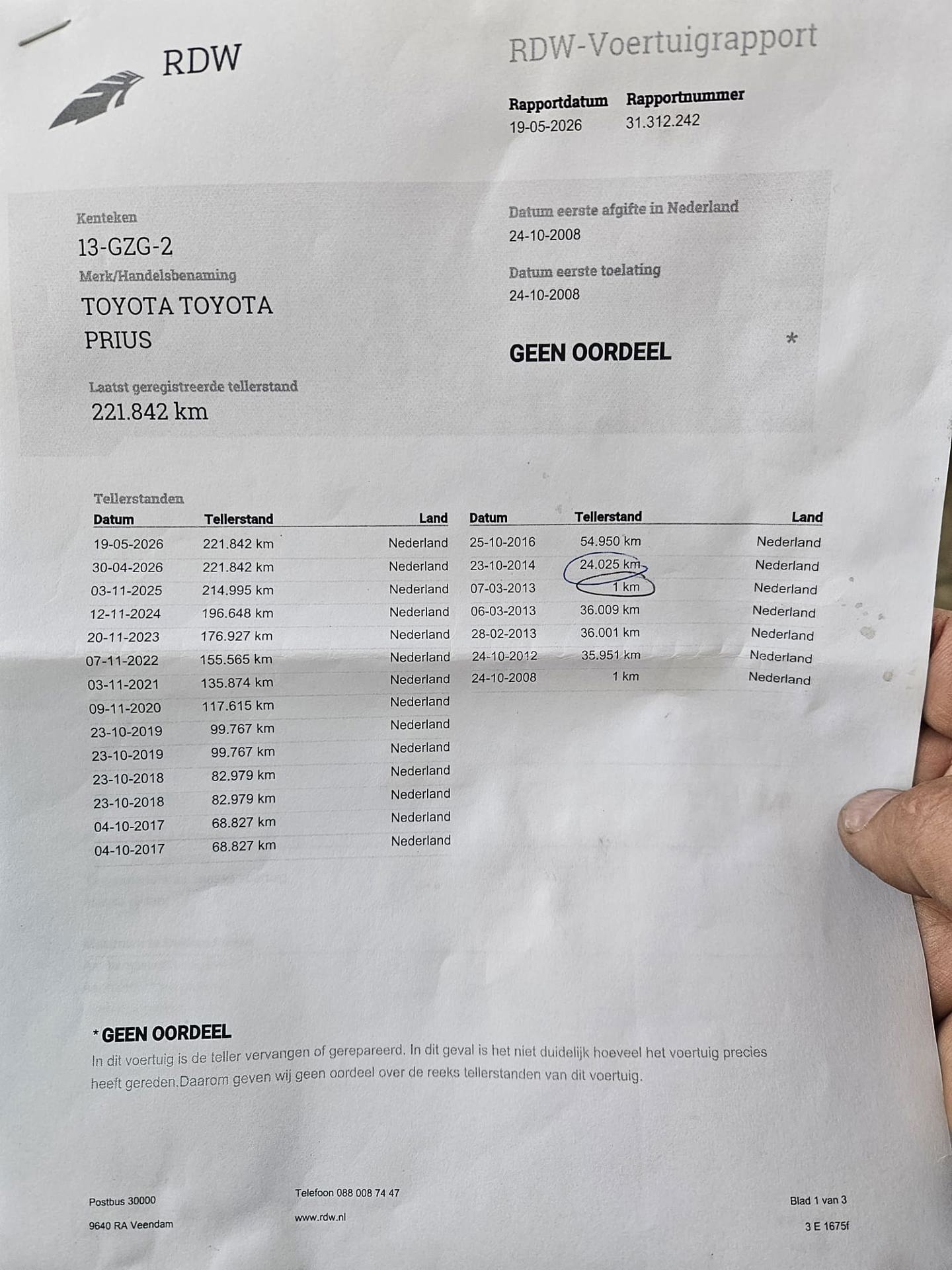 Foto van Toyota Toyota Prius