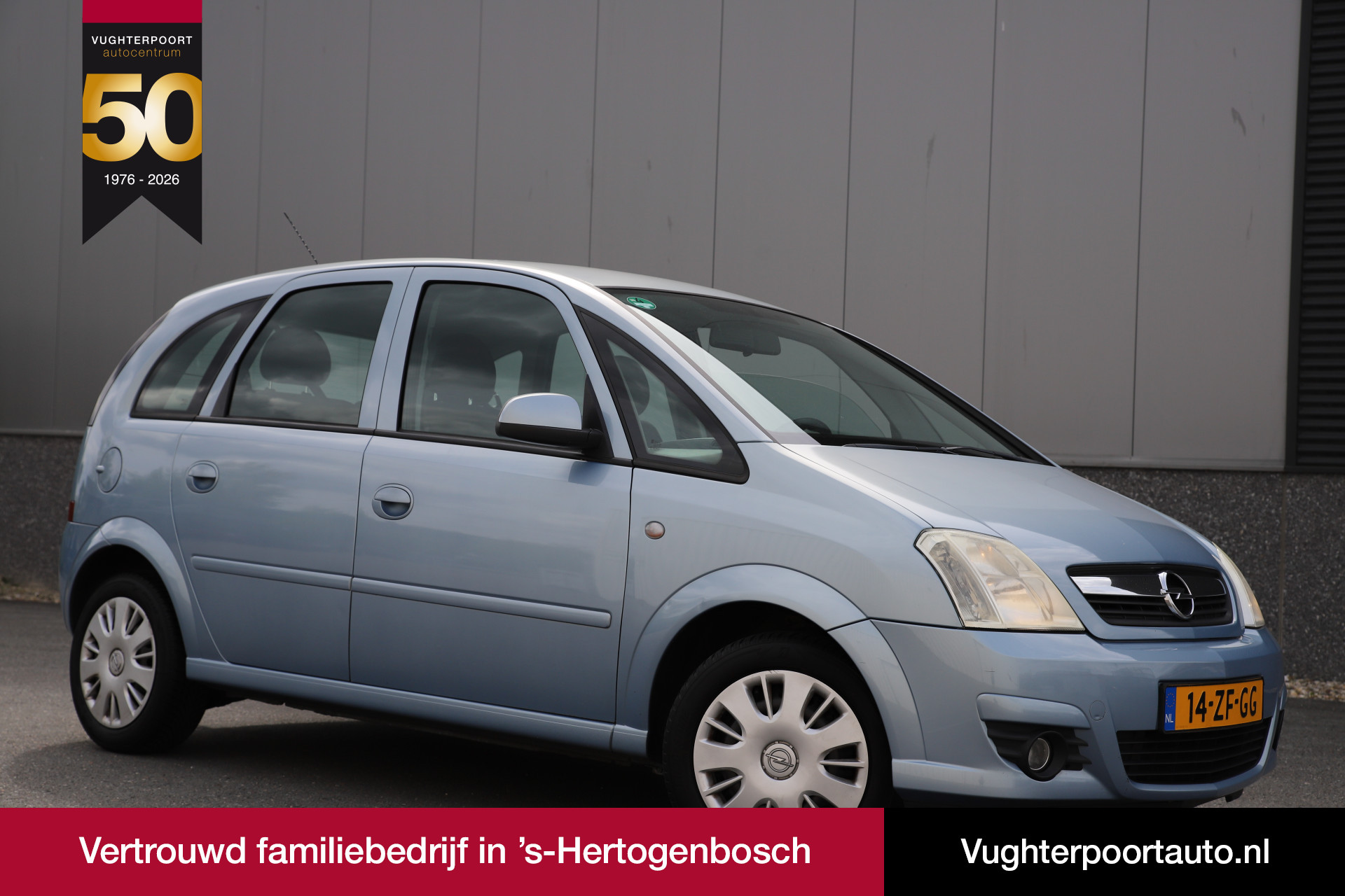 Opel Meriva-a 1.6-16V Temptation APK 04-2027/ Trekhaak 2008 - voorkant