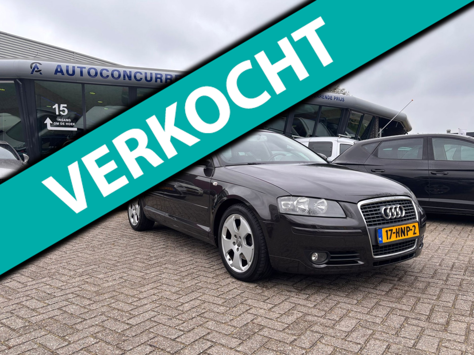 Audi Audi A3 2.0 TDI Attraction, Automaat, Stoelverwarming, Navi, Inruil mogelijk. 2007 - voorkant