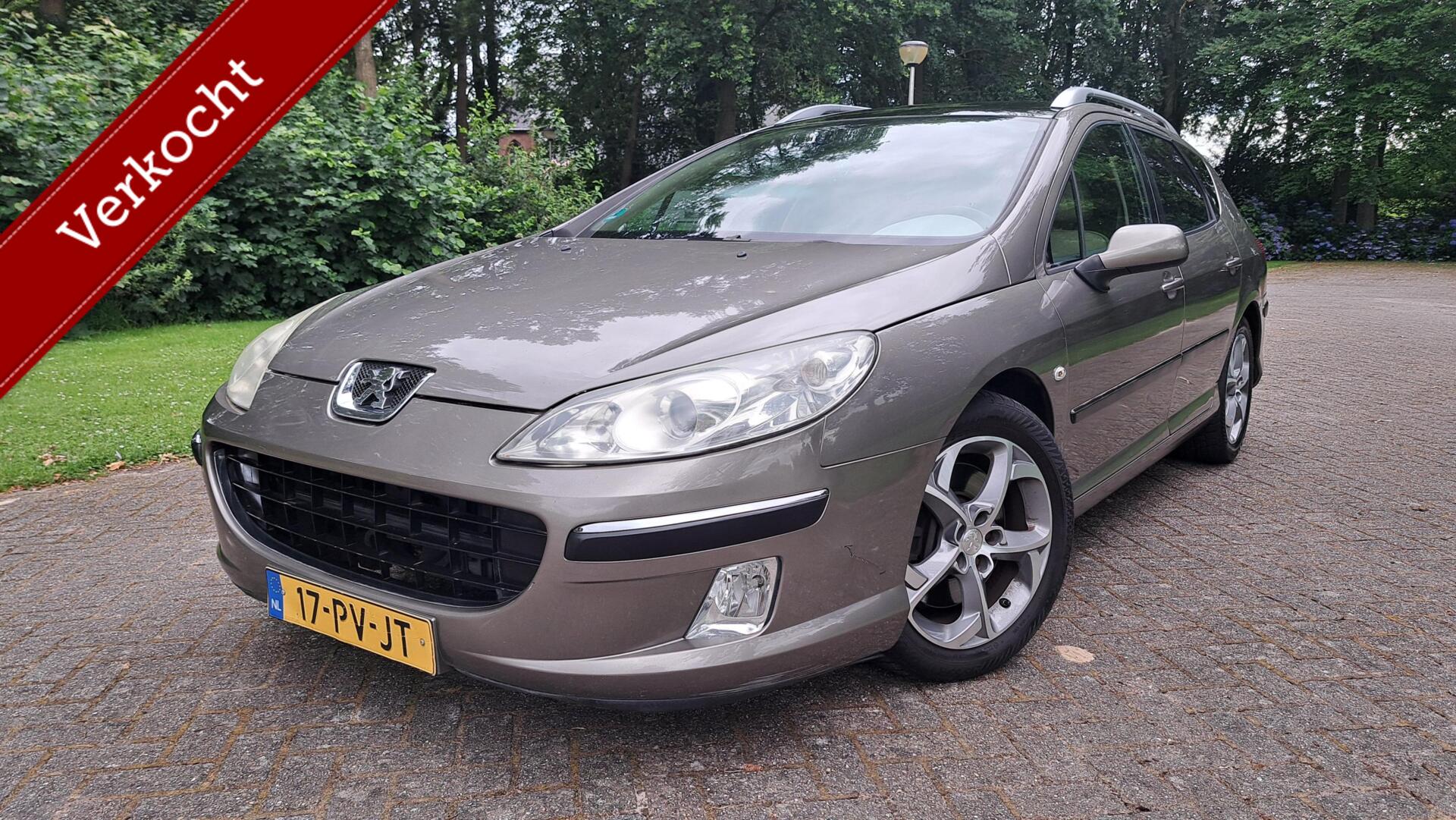 Peugeot 407 3.0-24V V6 XT Pack Aut ELEK STOELEN PANO LEER 2005 - voorkant