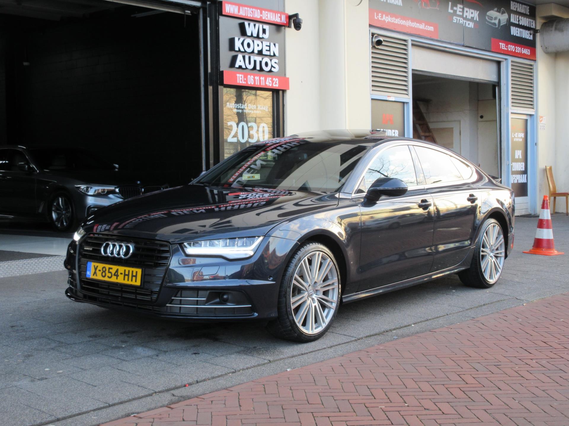 Audi A7 Sportback 2.0 TFSI Pro Line Plus Aut Leer Schuifdak 2015 - voorkant
