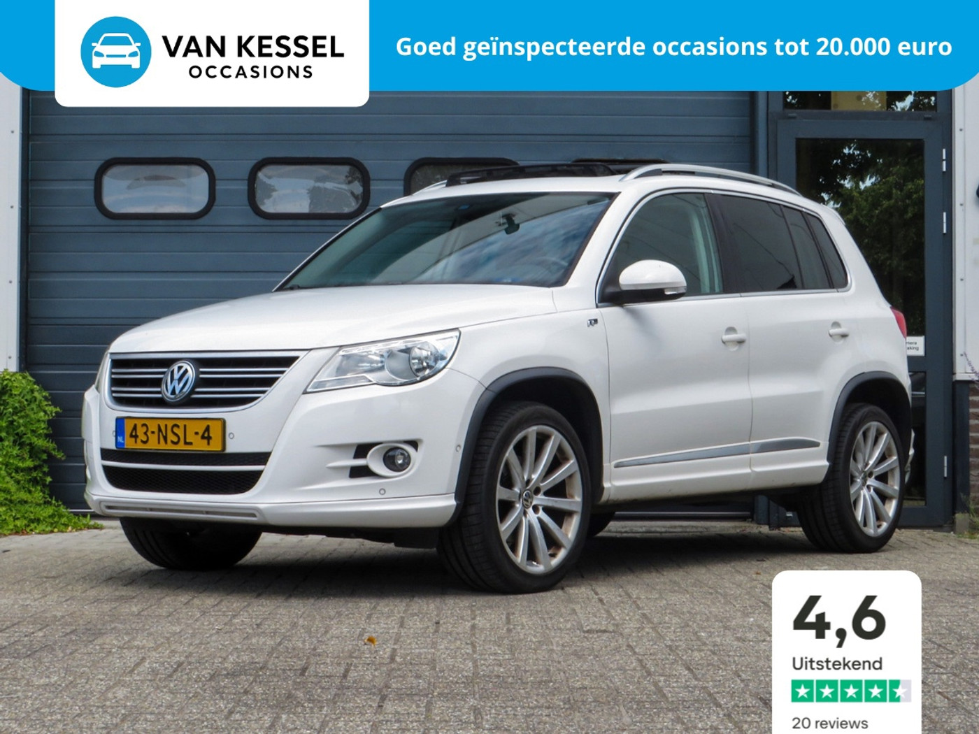 Volkswagen Tiguan 1.4 TSI R-line | Pano | Trekhaak | Stoelvw 2010 - voorkant