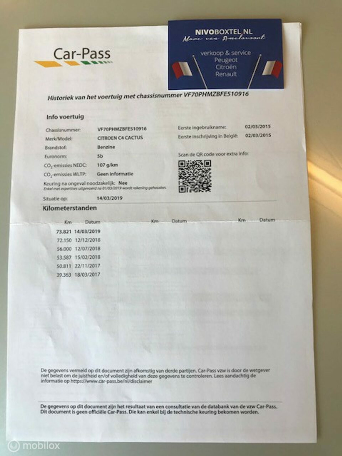 Foto van Citroen C4 Cactus