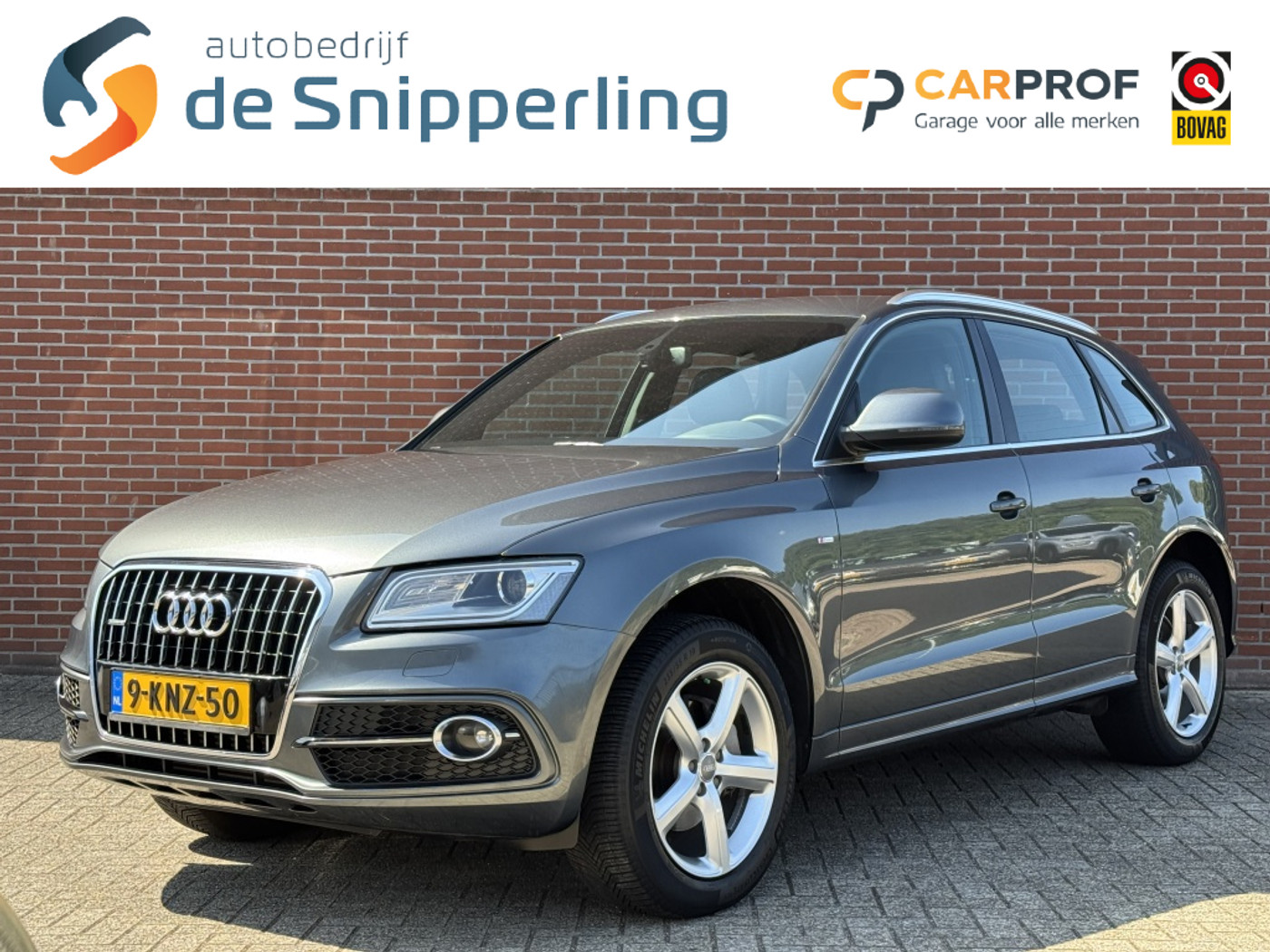 Audi Q5 2.0 TFSI Quattro S Edition AUTOMAAT NAV CRUISE TREKH LMV 2013 - voorkant