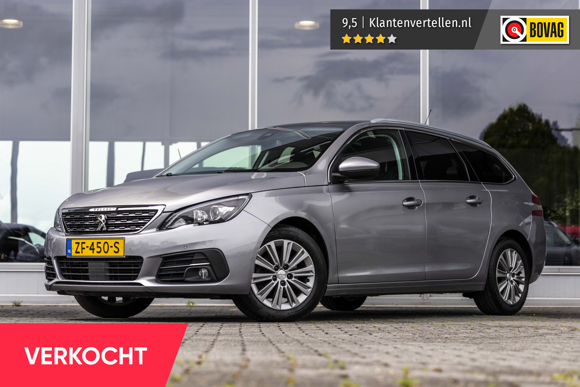 Peugeot 308 1.2 PureTech Blue Lease Premium 2019 - voorkant