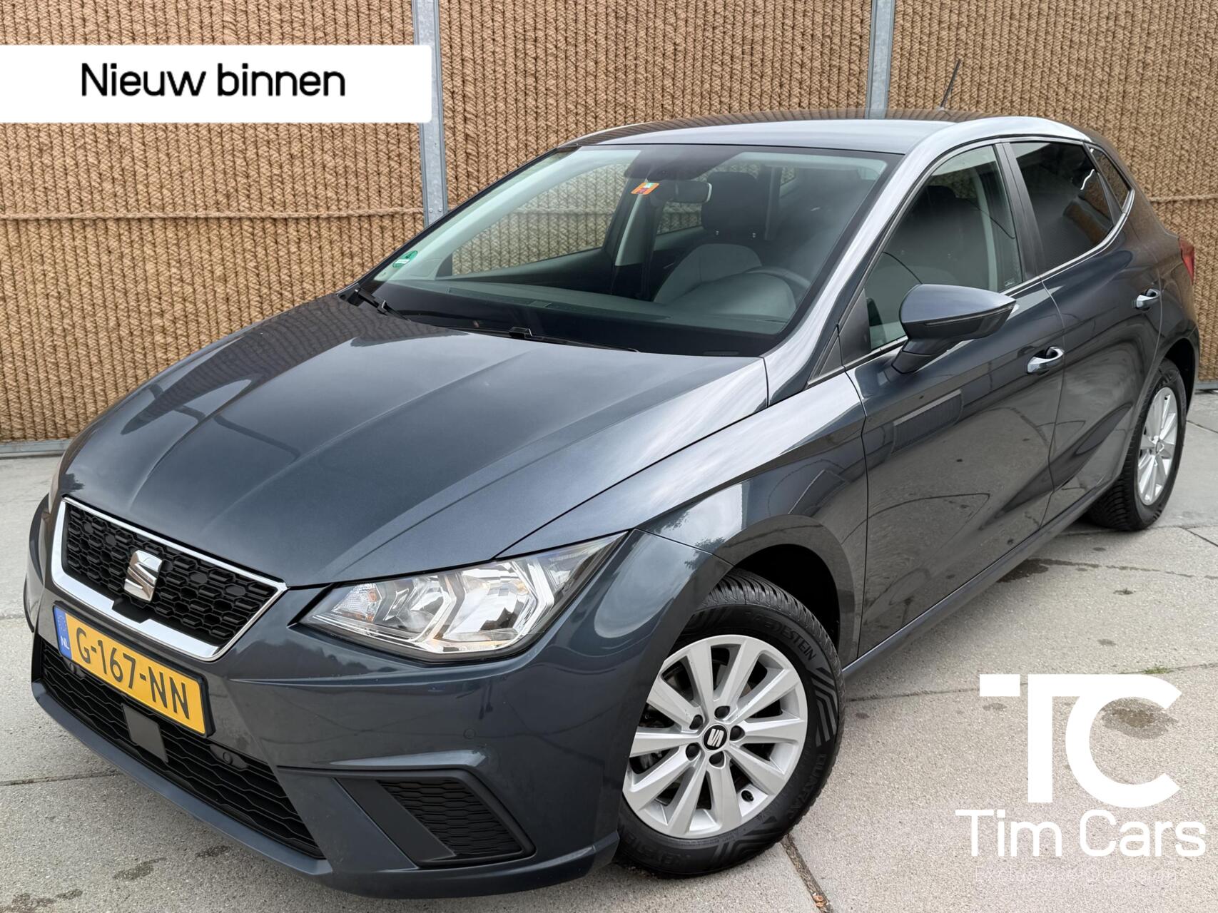 Seat Ibiza 1.0 TSI Style Business Intense Camera | Climate & cruise control | DAB ontvanger | Elektrische ramen voor en achter | Multifunctioneel stuurwiel | Apple CarPlay | Navigatiesysteem | Parkeersensoren voor en achter 2019 - voorkant
