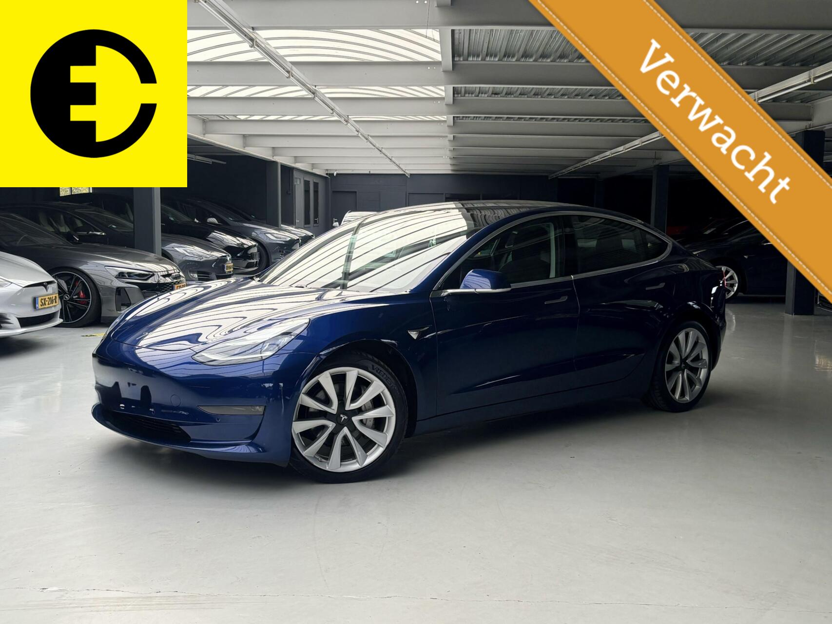 Tesla Model 3 Long Range AWD 75 kWh | FSD | Stoelverwarming | Incl.BTW 2019 - voorkant