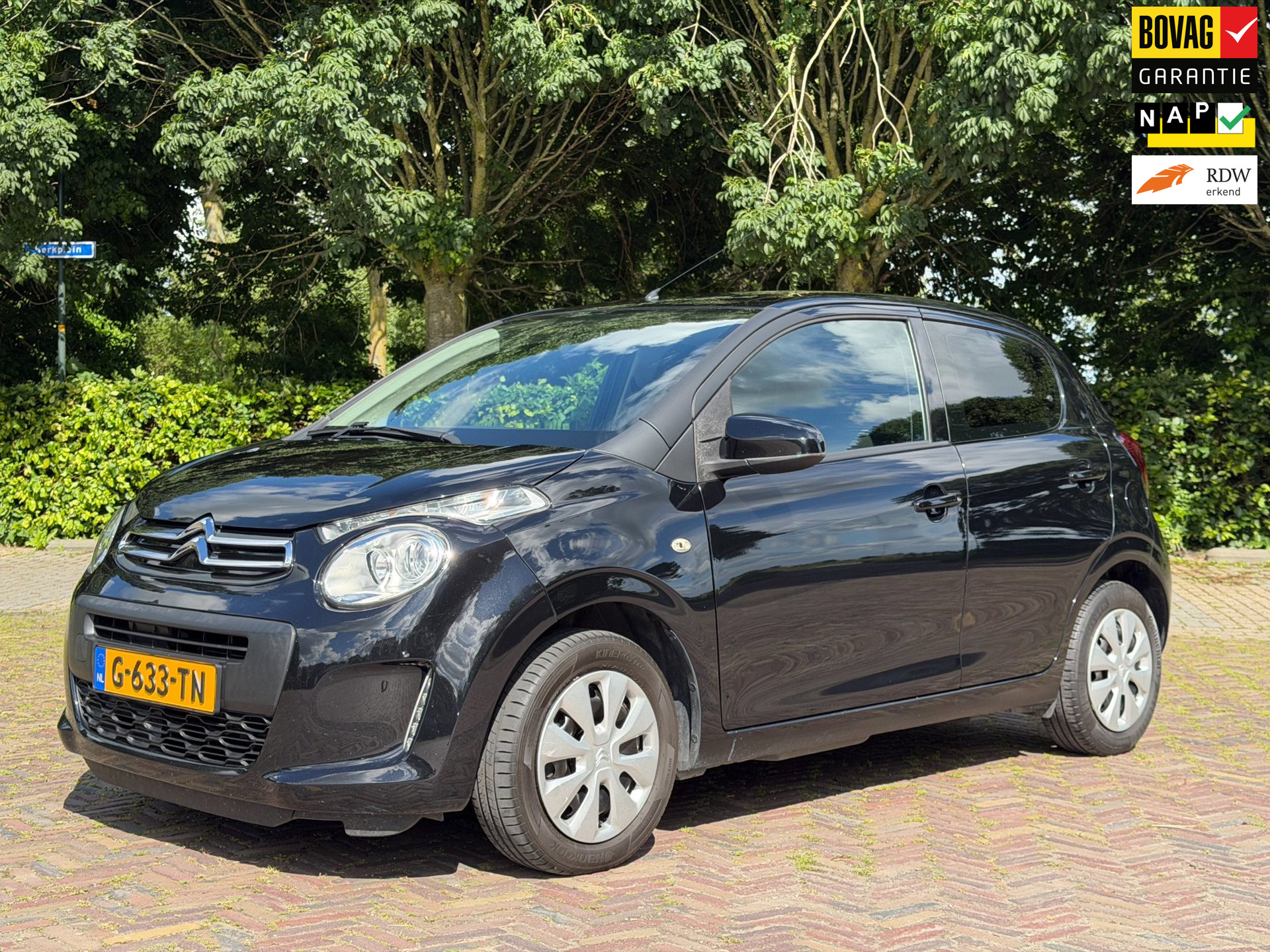 Citroen C1 1.0 VTi Feel, Airco, Bluetooth, 5 deuren, Garantie 2019 - voorkant