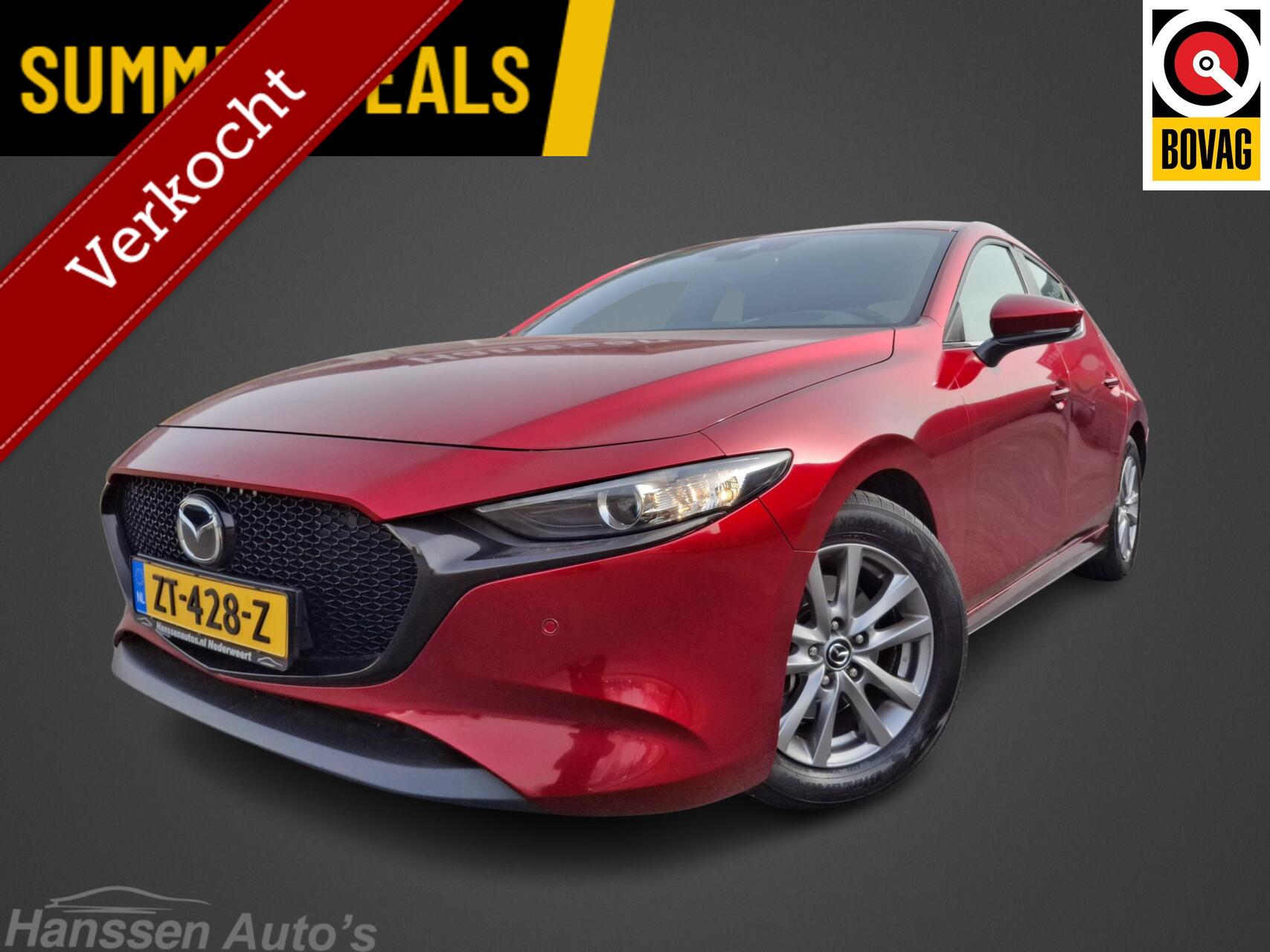 Mazda Mazda3 2.0 e-SkyActiv-G M Hybrid 122 Comfort met Bose afn.trekhaak 2019 - voorkant