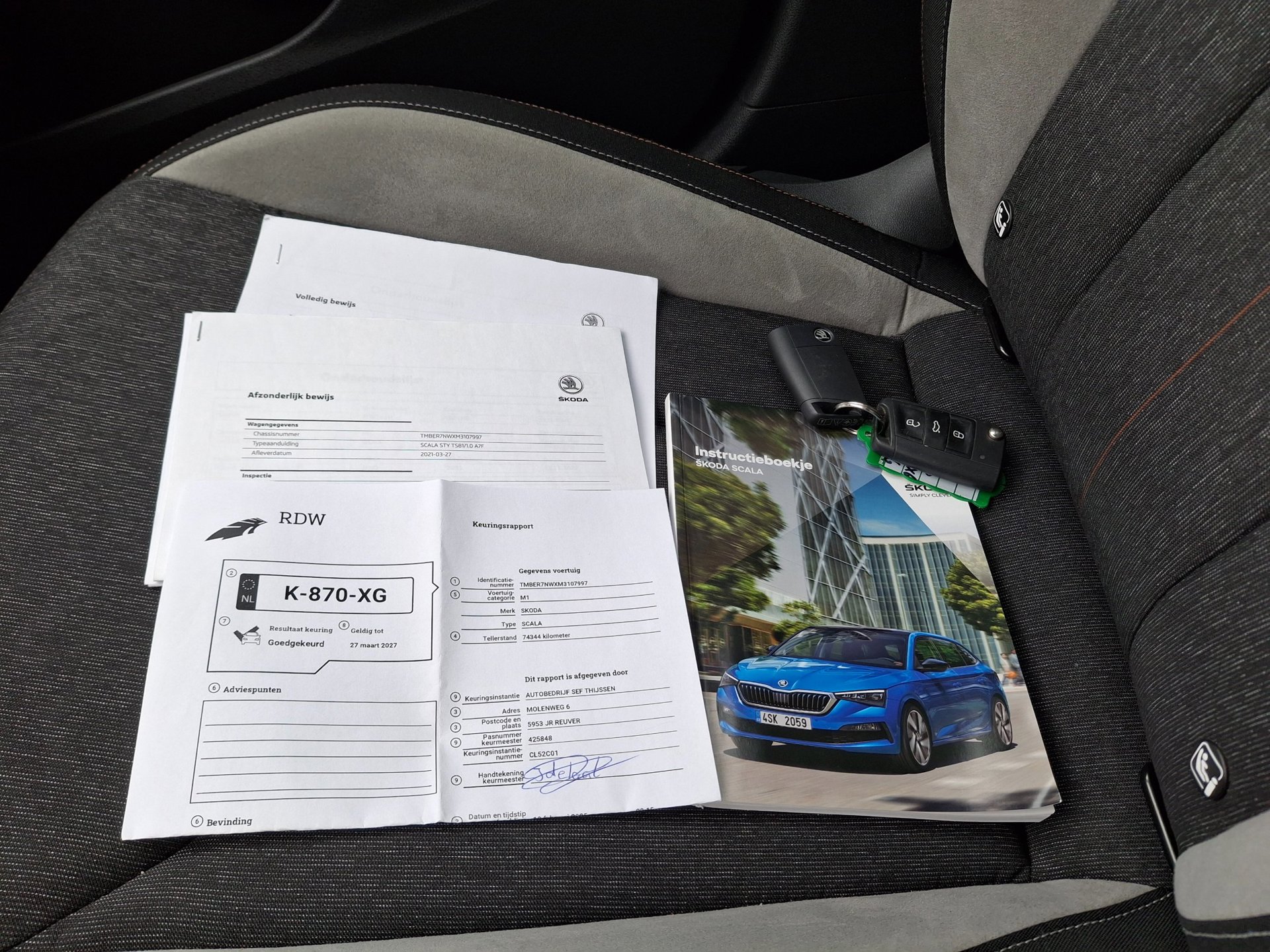 Foto van Skoda Scala