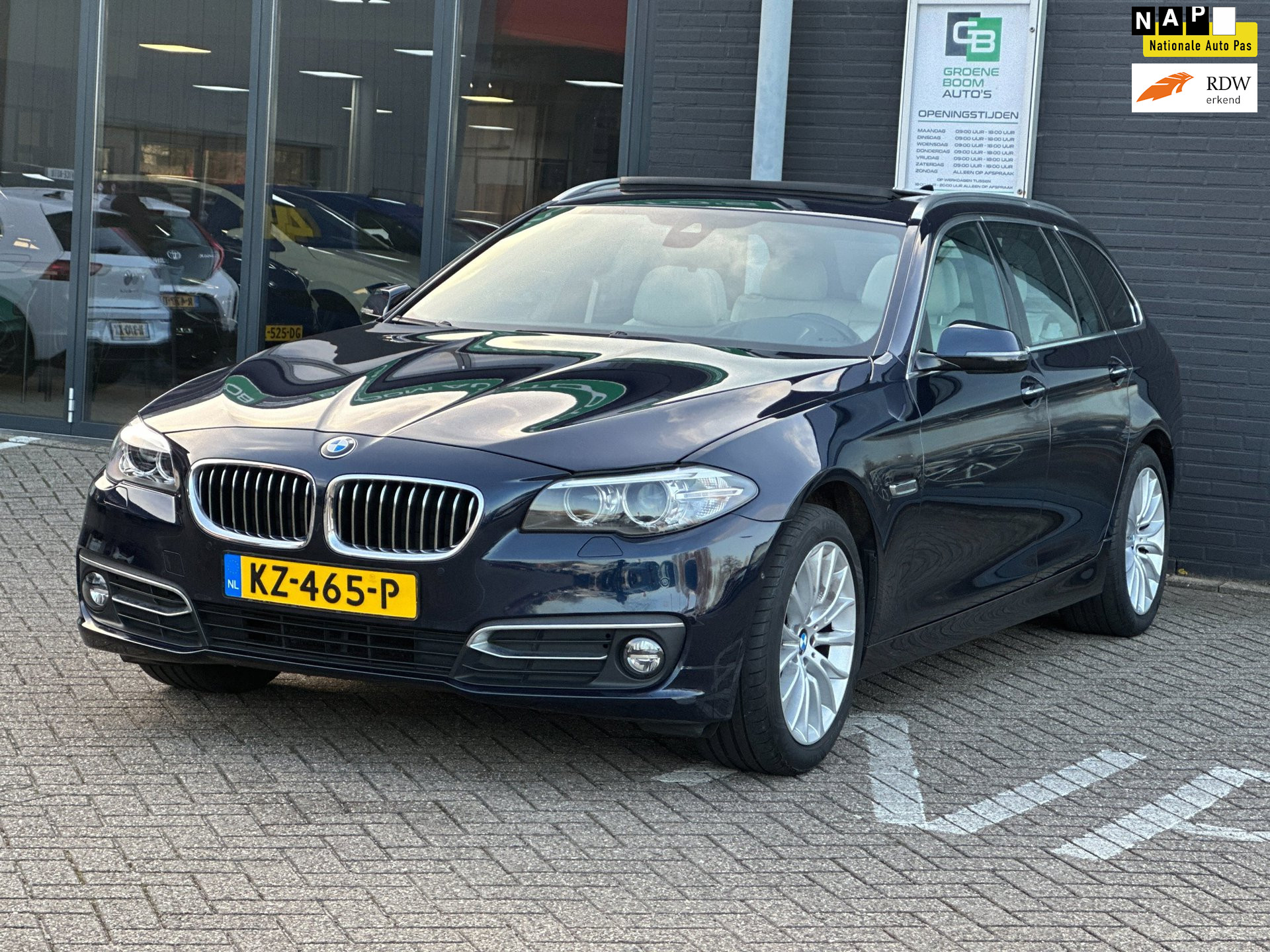 BMW 520i 520i Luxury Edition/2E EIG/CAMERA/PANO-DAK/LEDER/NVAI/NETTE STAAT!! 2017 - voorkant