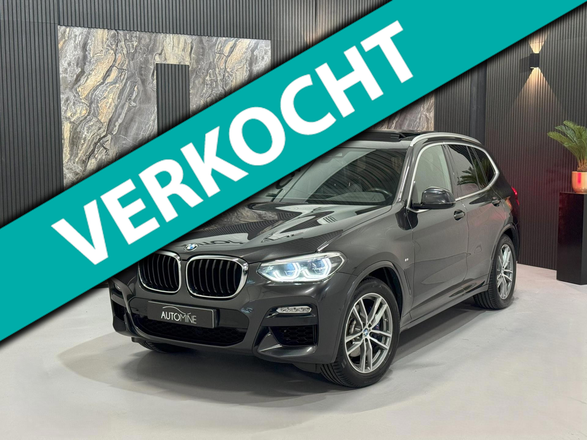 BMW X3 XDrive30d High Ex|PANO|M-Sport|Leder|BOMVOL 2018 - voorkant