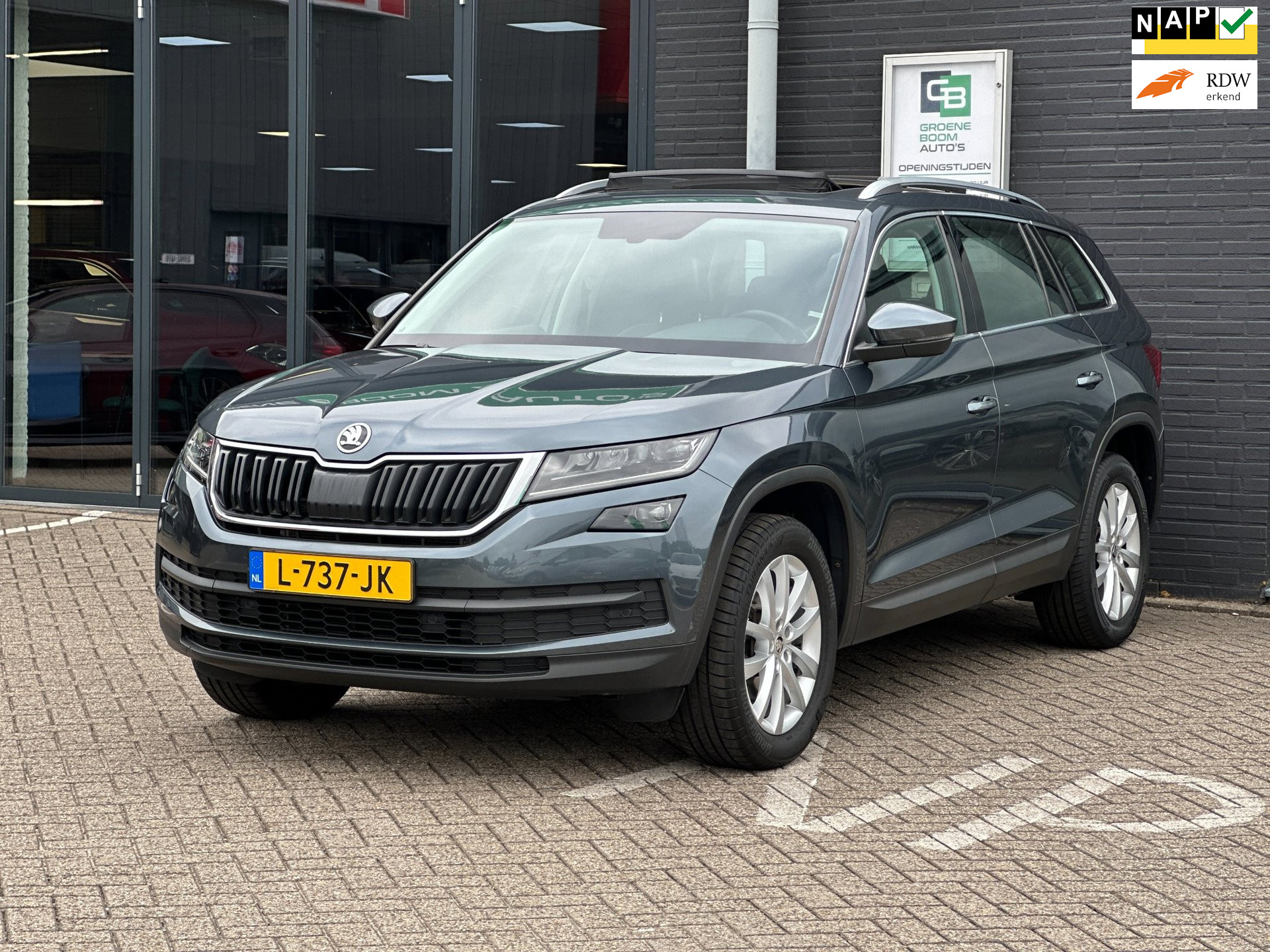 Skoda Kodiaq 1.5 TSI Business Edition 7p./1 STE EIG/PANO-DAK/CAMERA/NL-AUTO NAP!! 2021 - voorkant