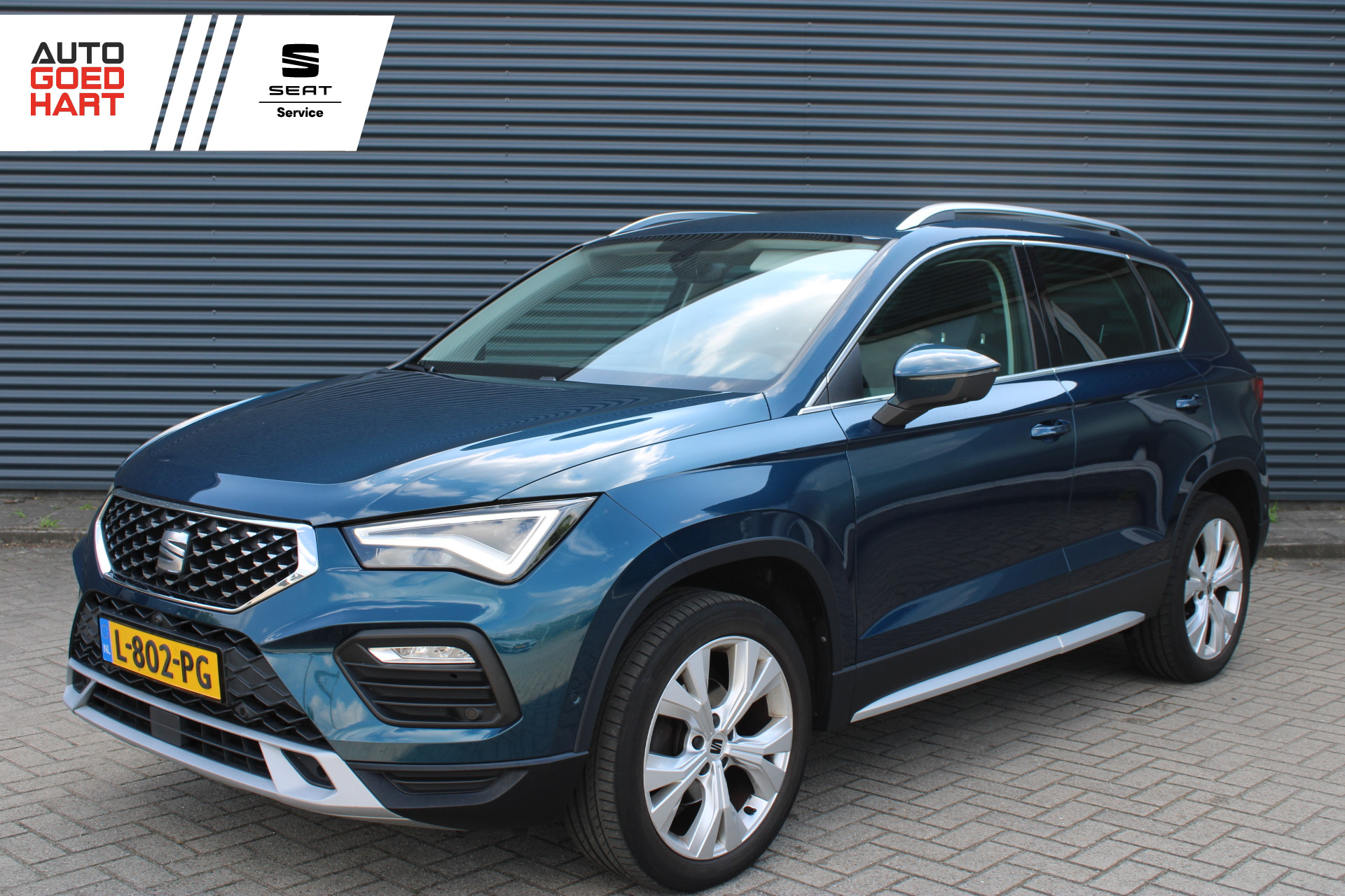 Seat Seat Ateca 1.5 TSI Xperience Intense Navigatie 360-Camera DAB Led Alcantara Zwenkbare-Trekhaak 2021 - voorkant