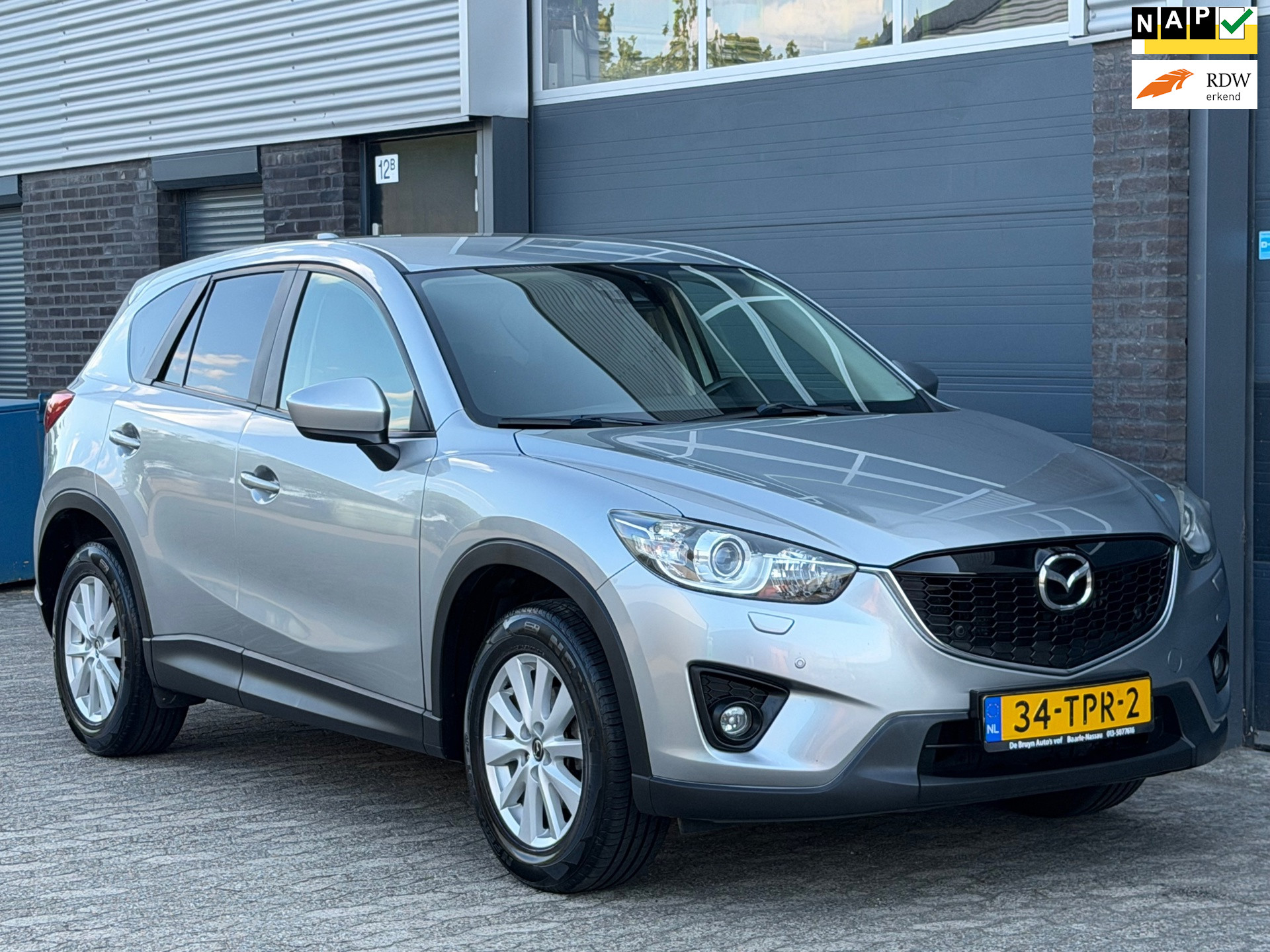 Mazda Mazda Cx-5 2.0 TS+ Lease Pack 2WD NAVI CLIMA CRUISE TREKHAAK PDC 2012 - voorkant