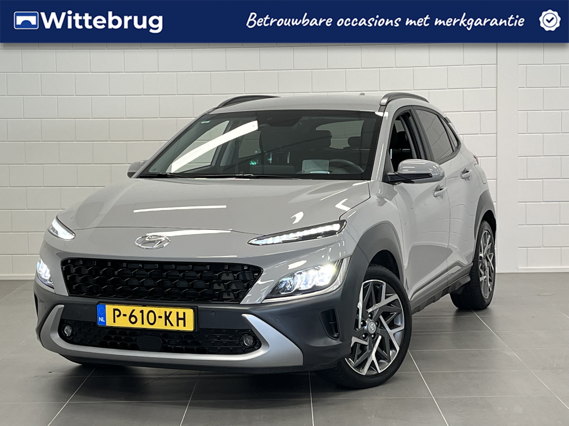 Hyundai Kona 1.6 GDI HEV Premium 2022 - voorkant