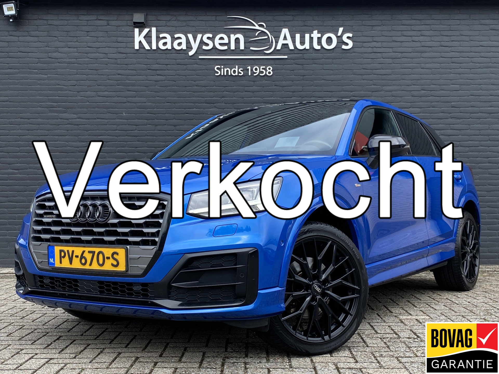 Audi Q2 2.0 TDI quattro 191 pk S-Line AUT. | panoramadak | trekhaak | B&O audio | HUD | adapt. cruise control 2017 - voorkant