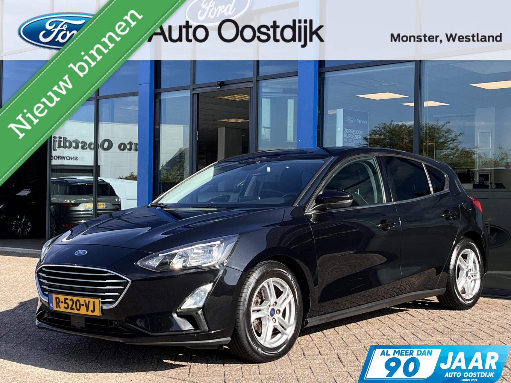 Ford Focus 1.0 EcoBoost Hybrid Trend Edition Business 125PK Winterpack Camera Cruise Navi Climate Parkeersensoren Keyless Privacy Glass *Sportief* 2021 - voorkant