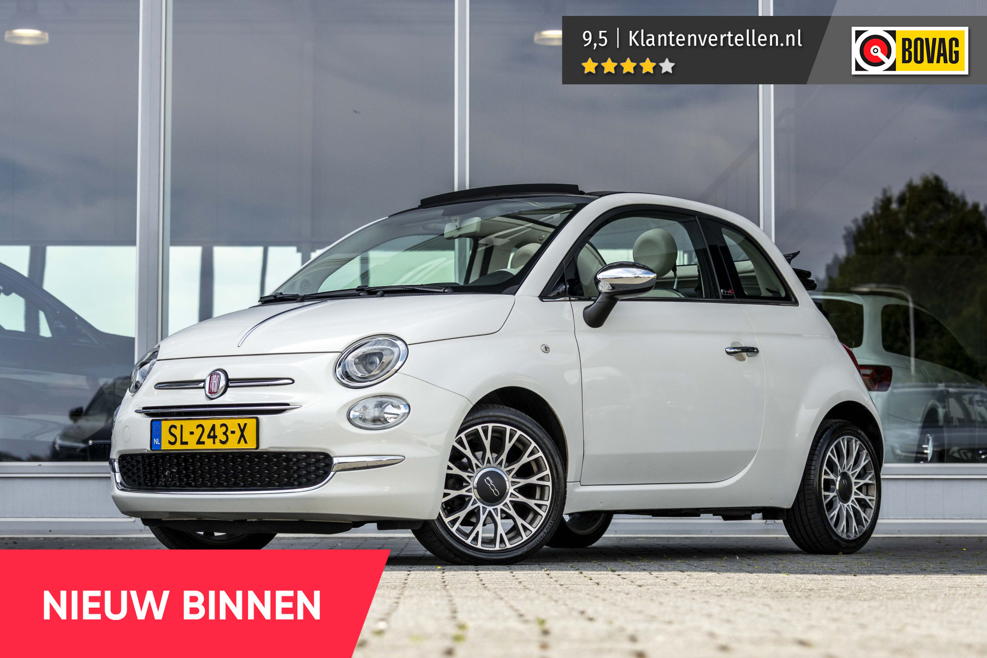 Fiat Fiat 500 0.9 TwinAir Turbo Anniversario 2018 - voorkant