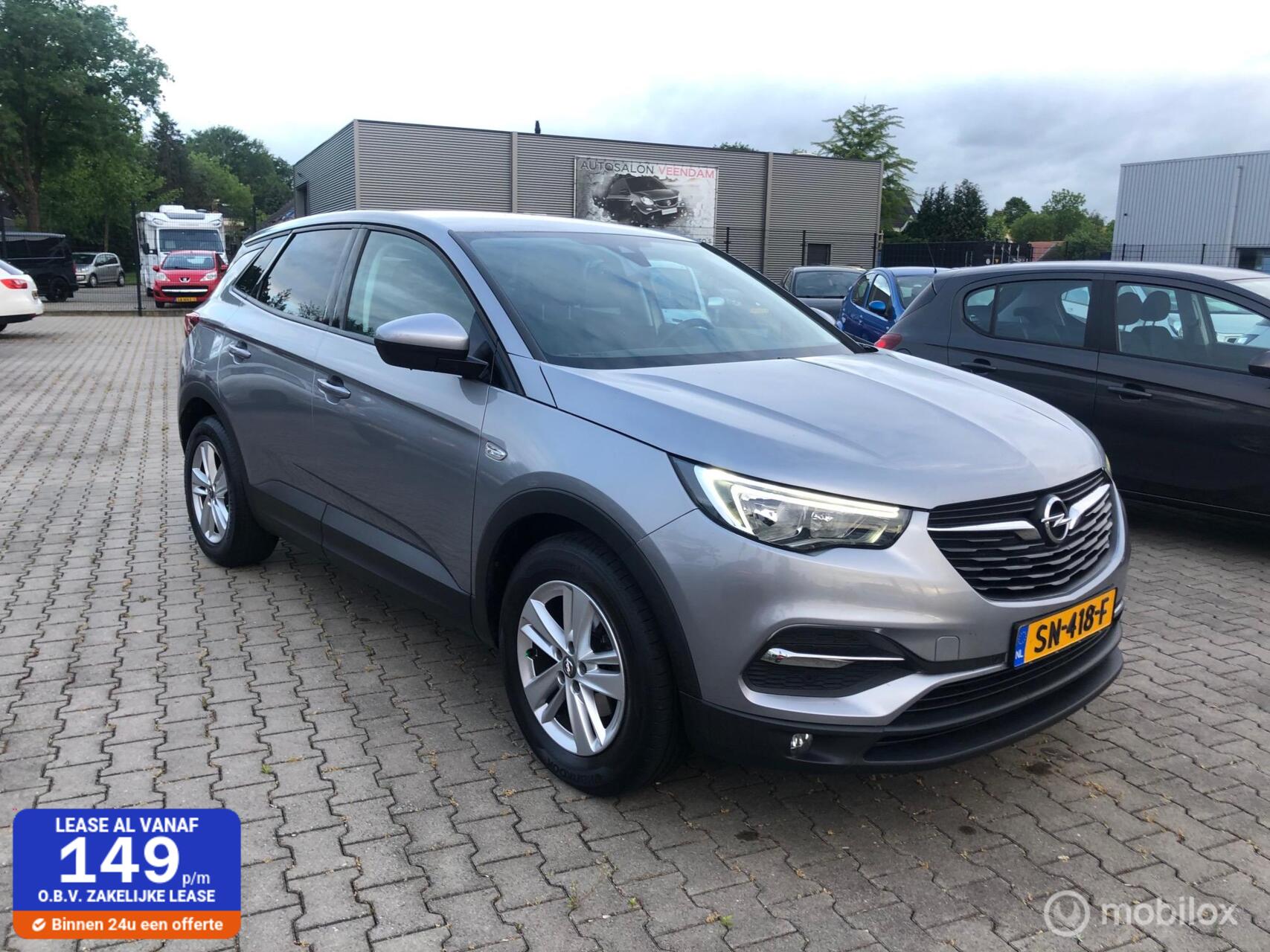 Opel Grandland X 1.2 130 PK TURBO LED NAVI TRH ECC 2018 - voorkant