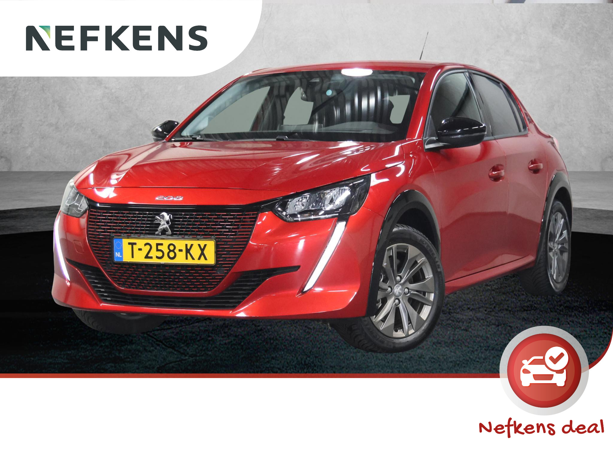 Peugeot 208 Allure Pack 50kWh 136PK 2023 - voorkant