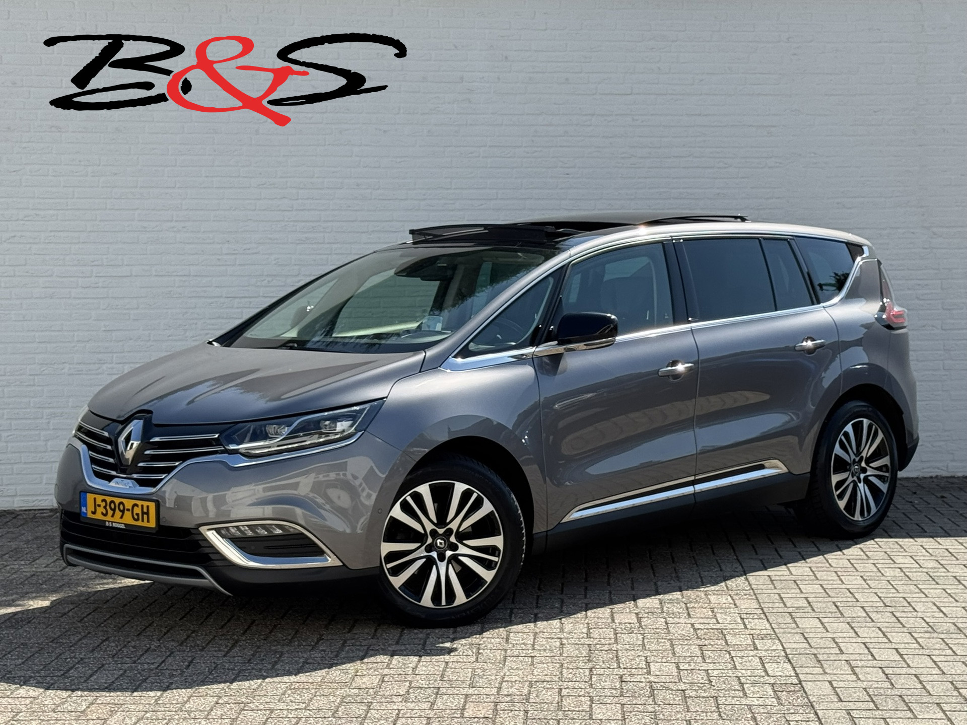 Renault Espace 1.8 TCe Initiale Paris 7p. Automaat Afn.Trekhaak Camera Navi Carplay Cruise PDC V+A Clima Sfeerverlichting 2019 - voorkant