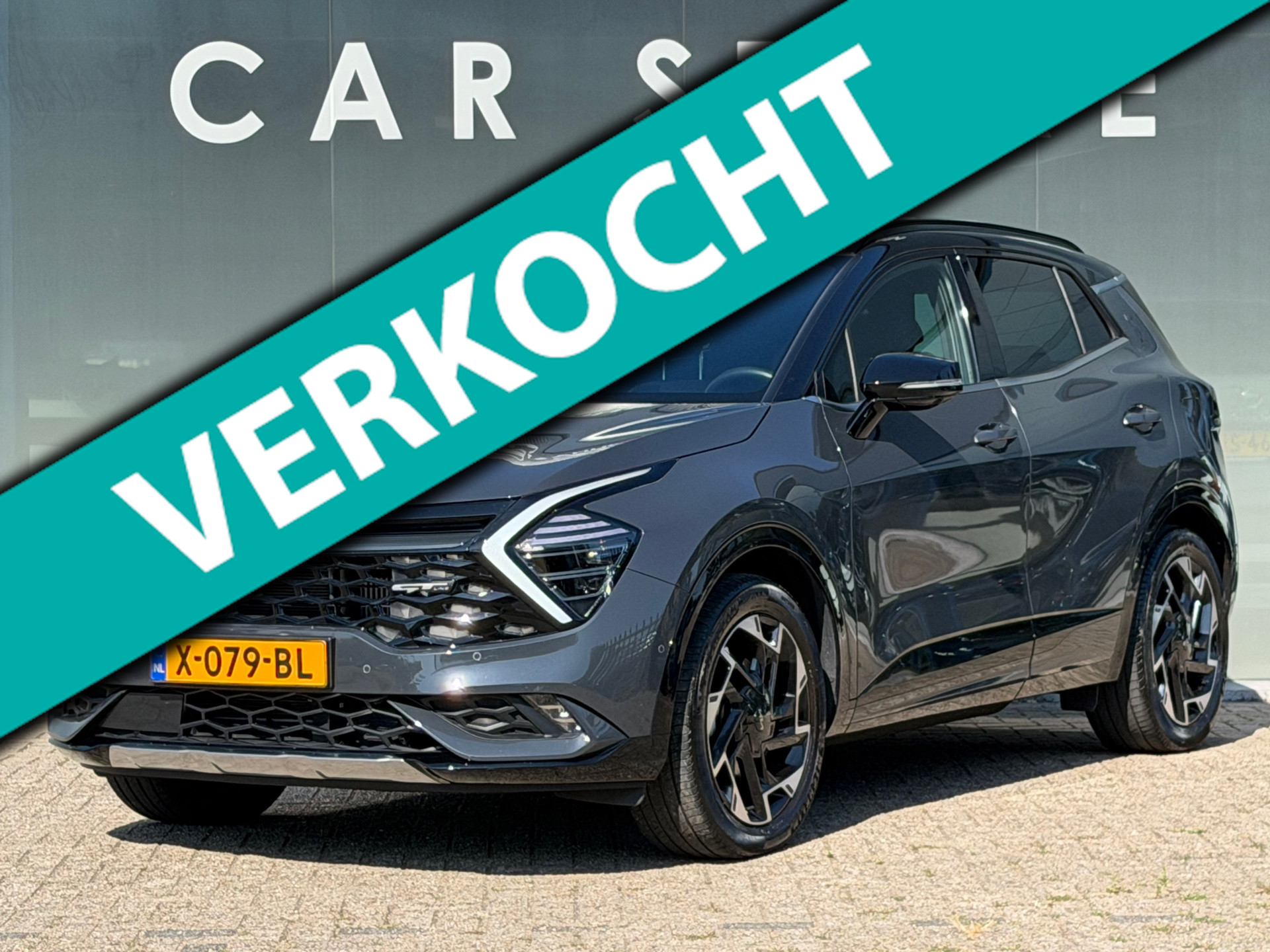 Kia Sportage 1.6 T-GDi Plug-in Hybrid AWD GT-PlusLine Pano | H&K | 360 | Memory | Stoelkoeling | Trekhaak | Leer | Keyless | 2023 - voorkant