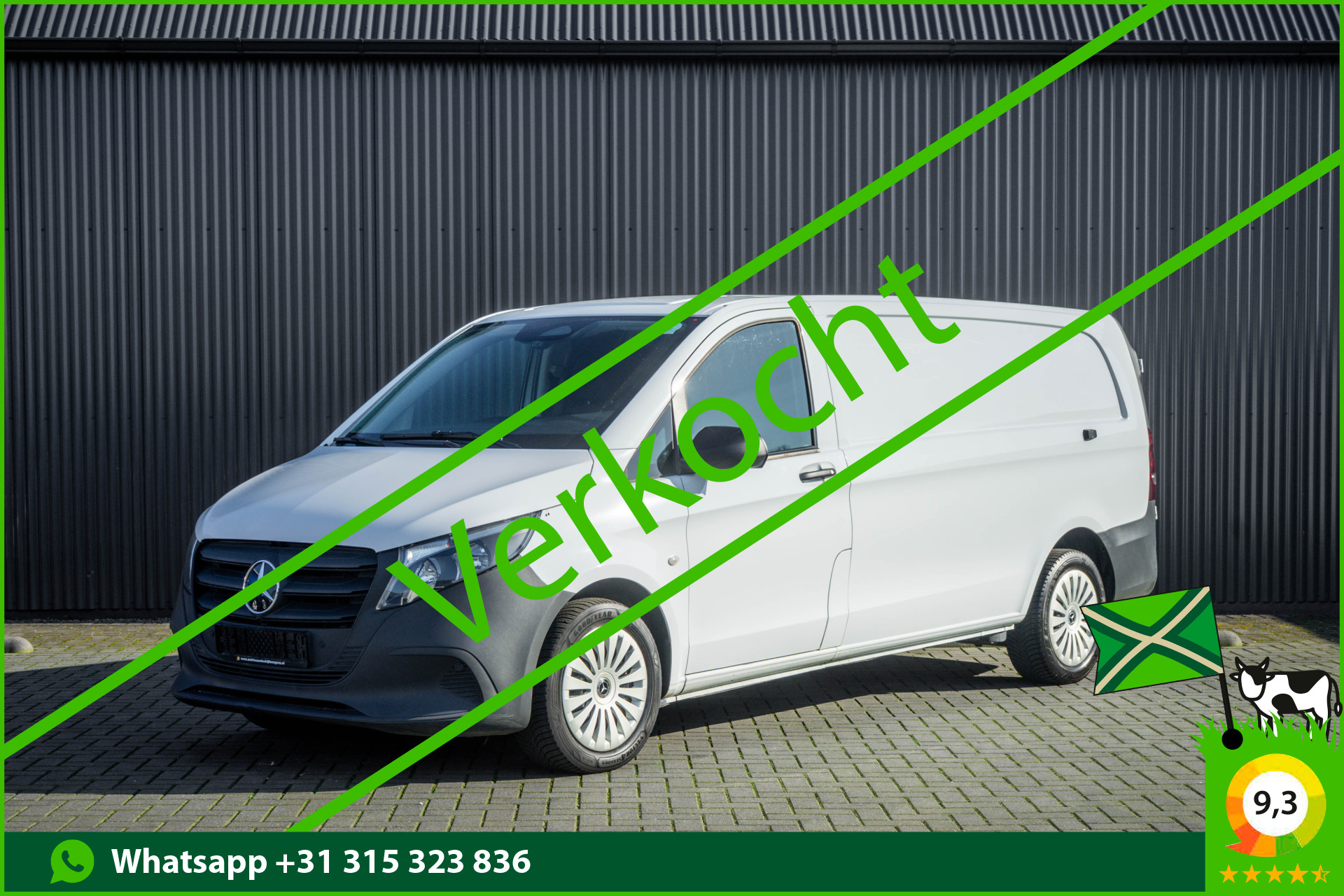 Mercedes-Benz Vito 116 CDI L3 Pro | Facelift | 160 PK | Automaat | Mbux | Navi | Camera | Cruise | Carplay 2024 - voorkant