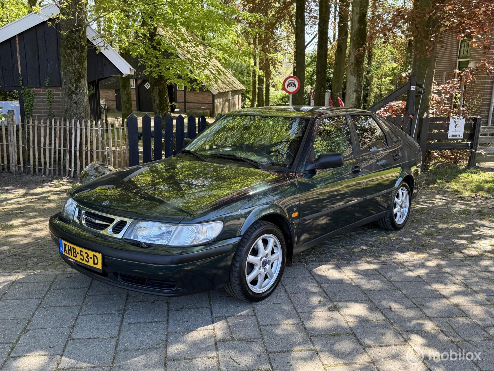 Saab 9-3 2.0t SE Zeer lage KM Stand Historie Compleet! 1999 - voorkant