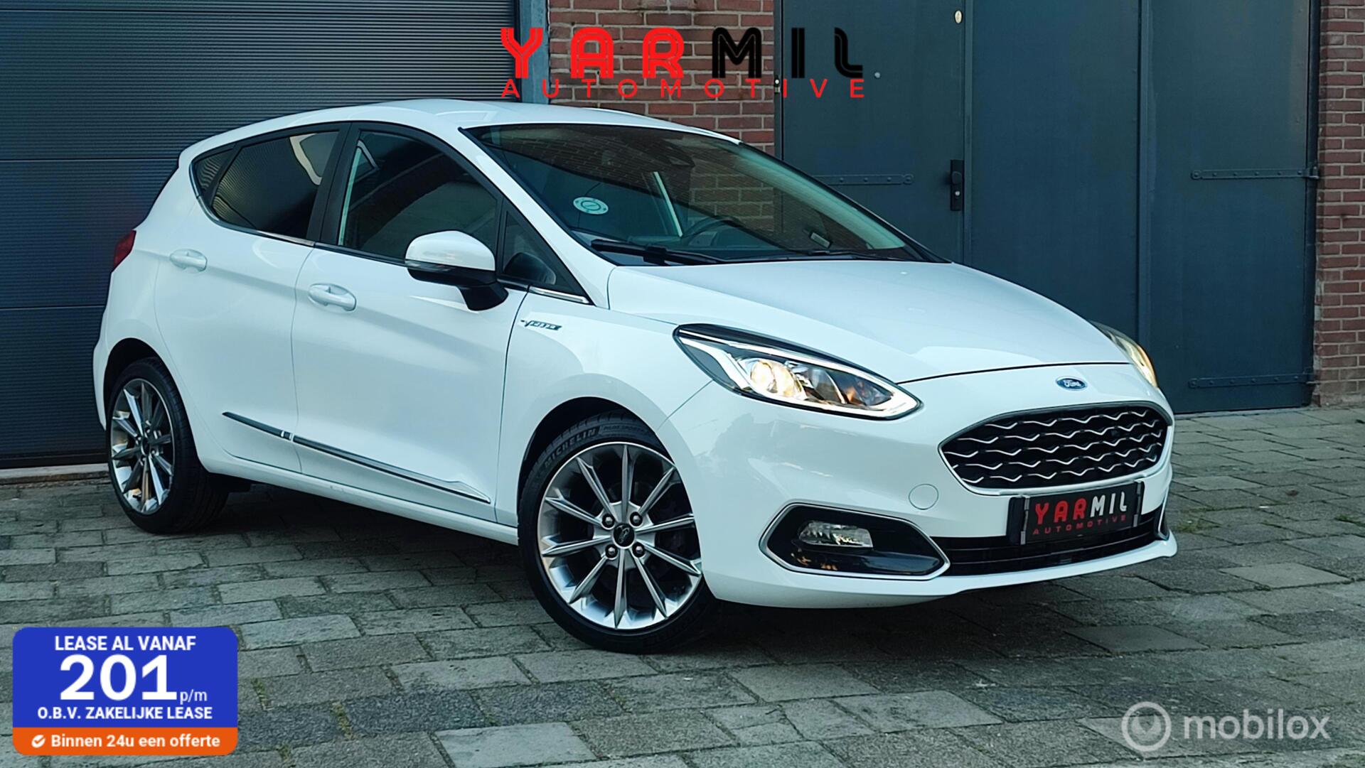Ford Fiesta 1.0 EcoBoost Vignale TREKHAAK 5DRS NETTE WAGEN 2018 - voorkant
