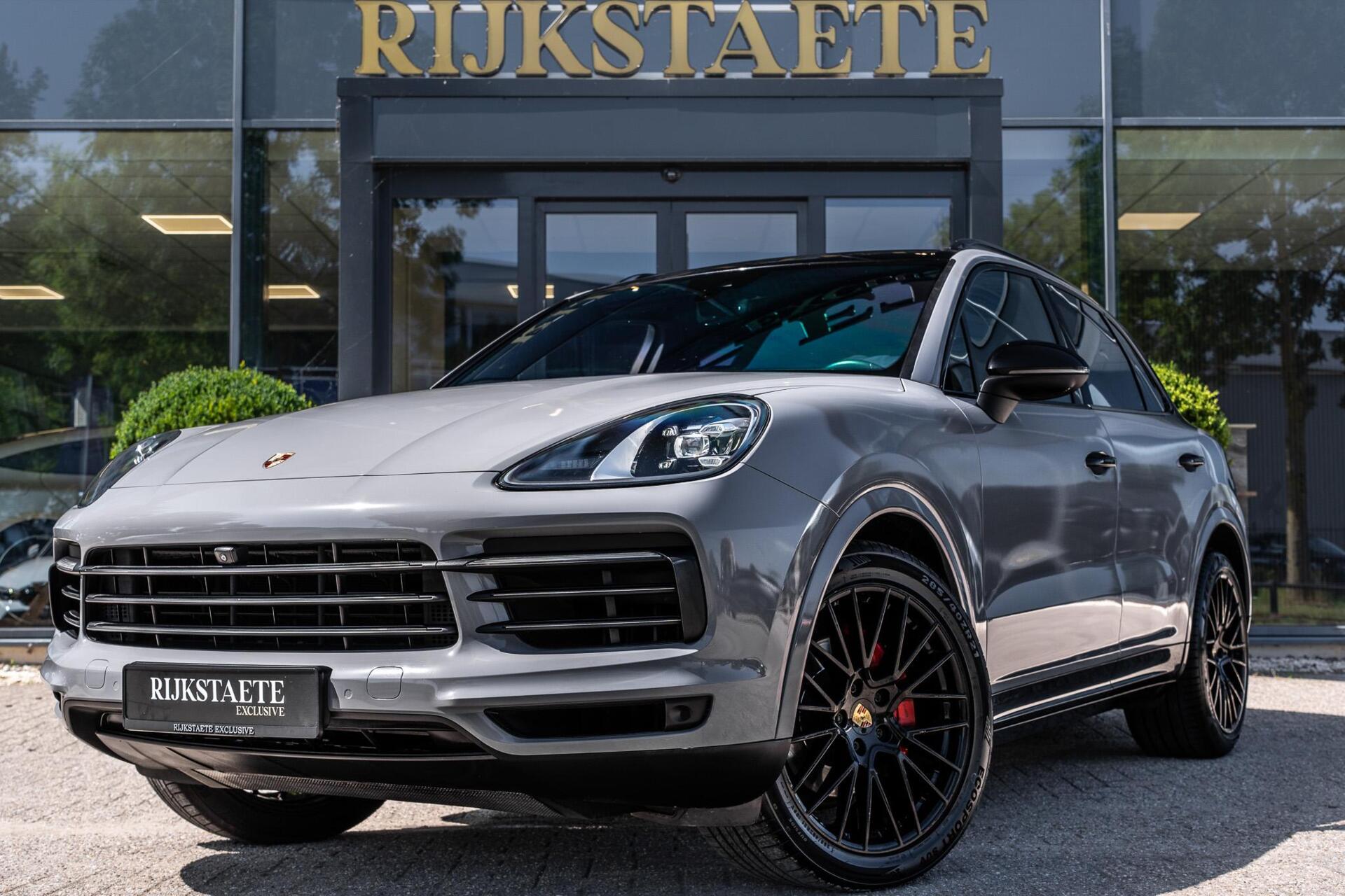 Porsche Cayenne 3.0|360° CAMERA|KEYLESS|SFEERV.|21''|BLACK 2018 - voorkant