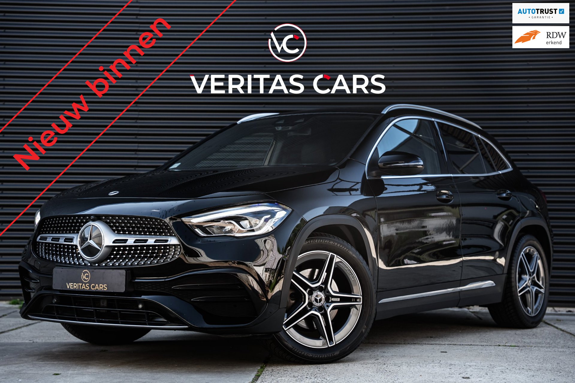 Mercedes-Benz Gla 250 4Matic 250 4MATIC AMG Line 224PK|BTW|Pano|Camera|Side Assist|CarPlay|Navi e.o. 2021 - voorkant