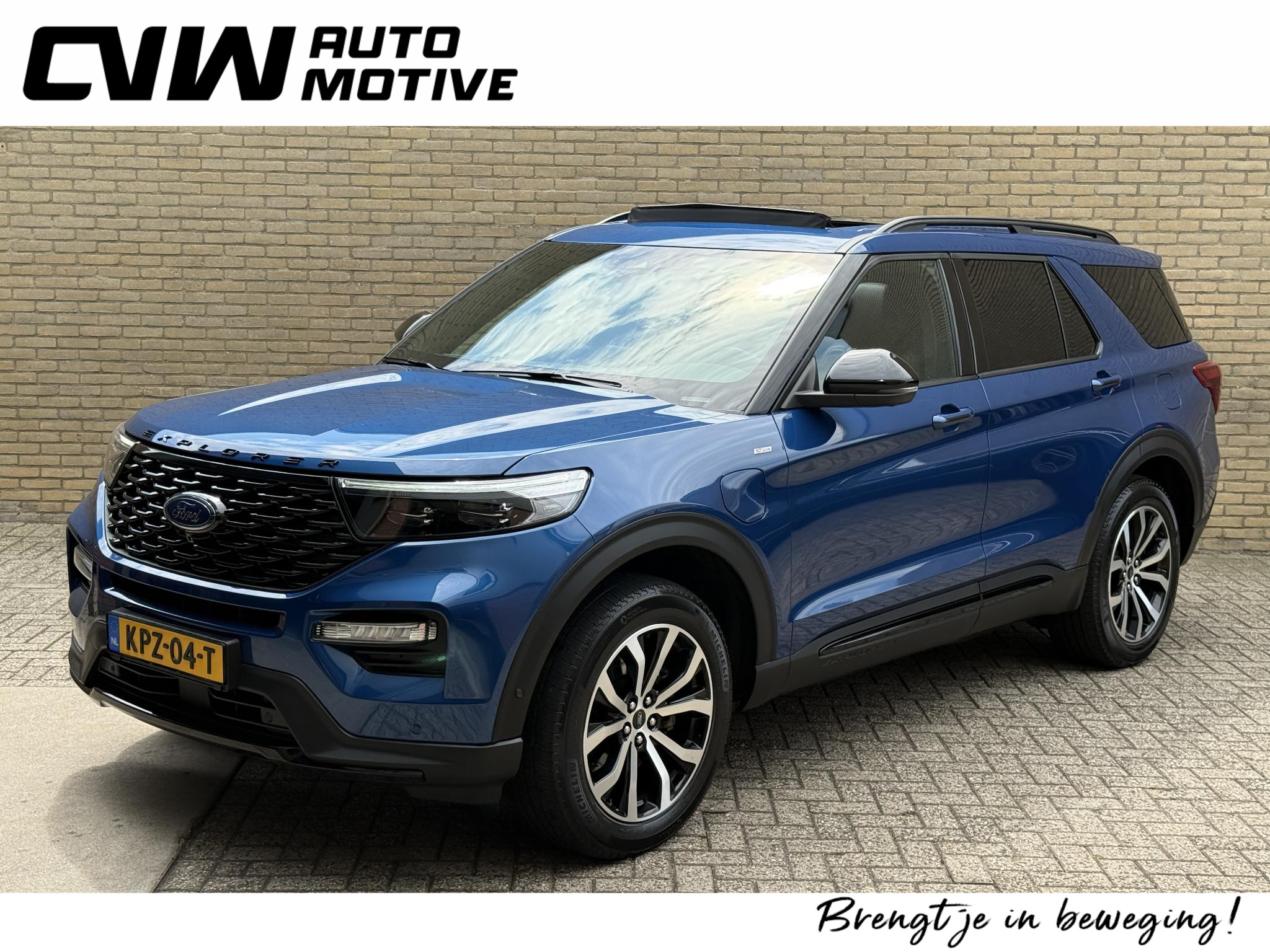 Ford Explorer 3.0 V6 EcoBoost PHEV ST-Line | Trekhaak afneembaar 2021 - voorkant