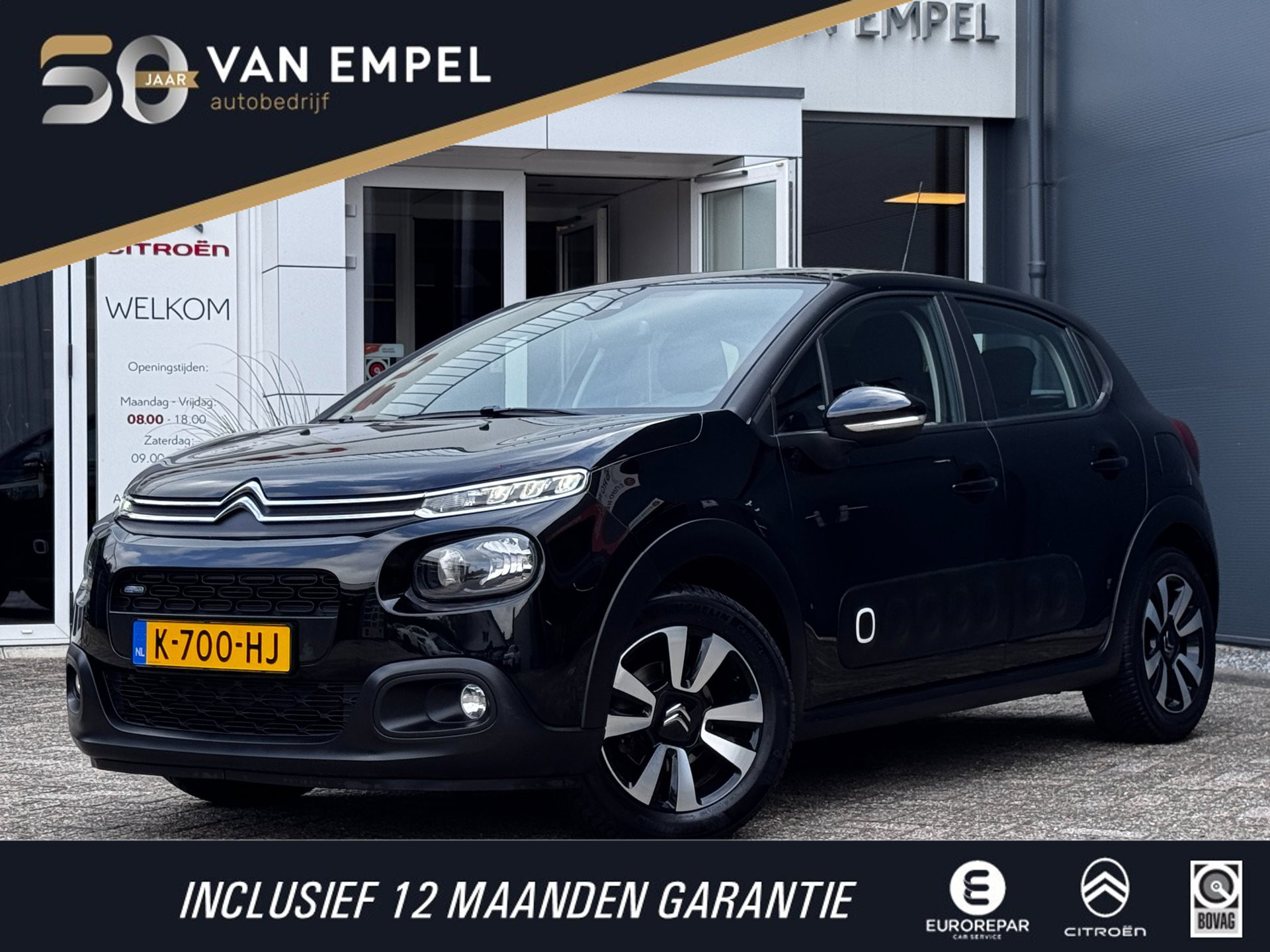 Citroen C3 1.2 PureTech Shine | Distributieriem vervangen | Trekhaak | All-Season banden | Navigatie | Parkeersensoren 2016 - voorkant