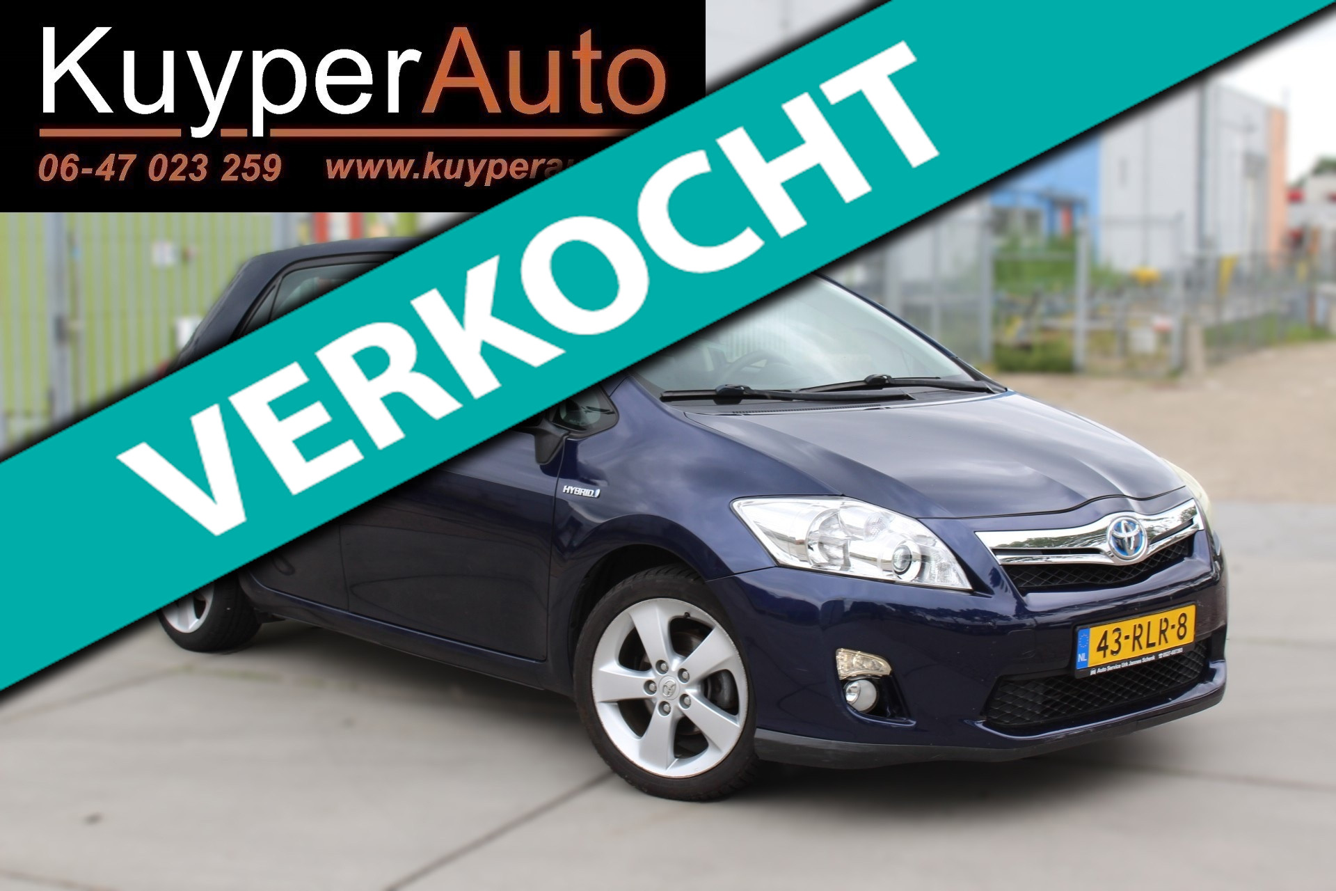Toyota Toyota Auris 1.8 Full Hybrid Dynamic Business 2e eig, 2011 - voorkant
