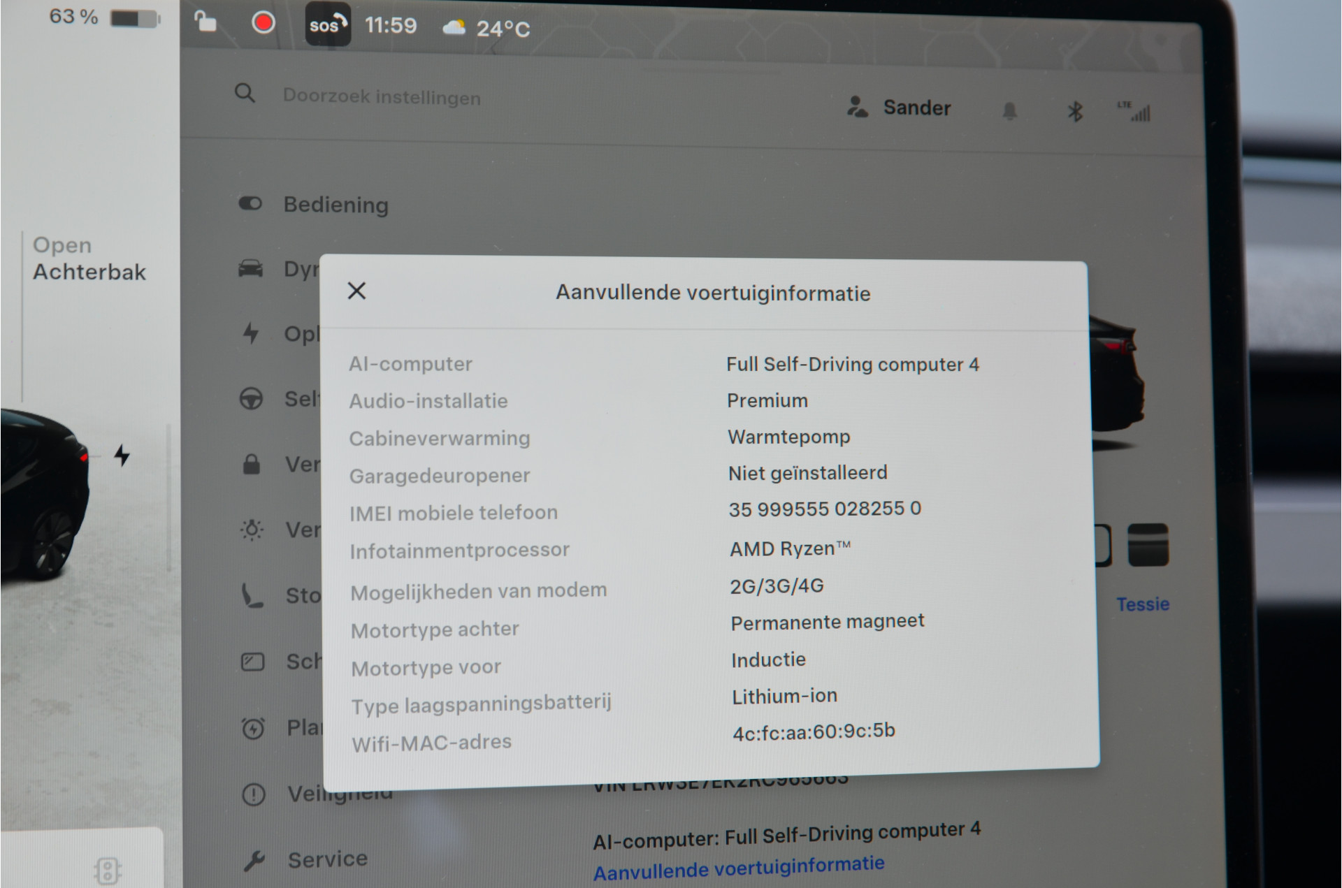 Foto van Tesla Model 3
