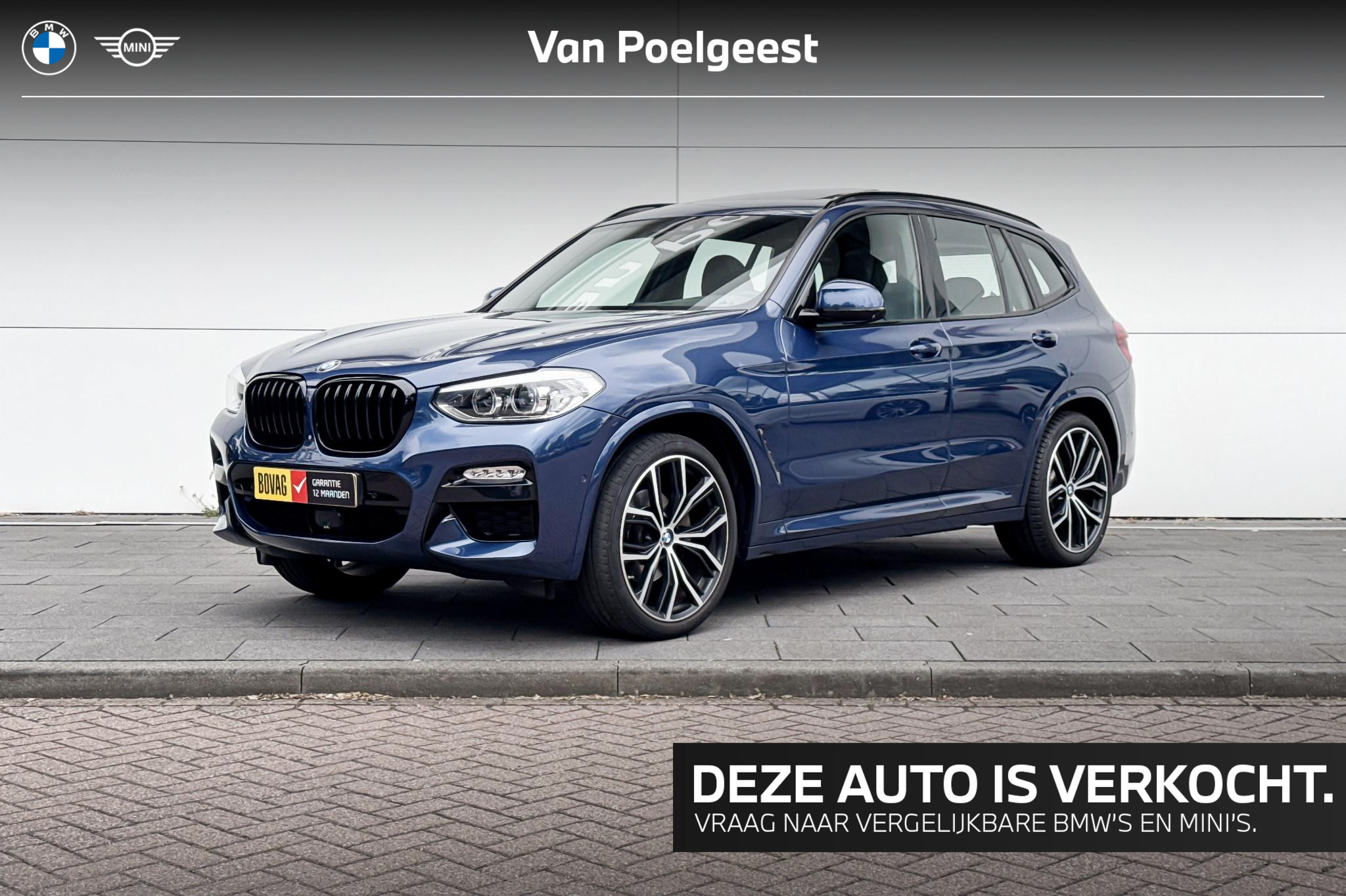 BMW X3 Xdrive20i xDrive20i High Executive 2018 - voorkant
