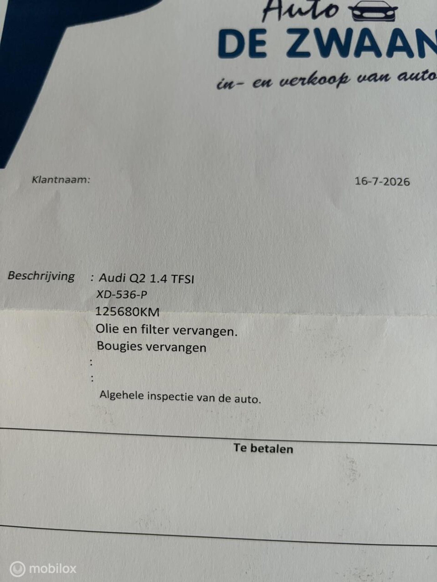 Foto van Audi Q2
