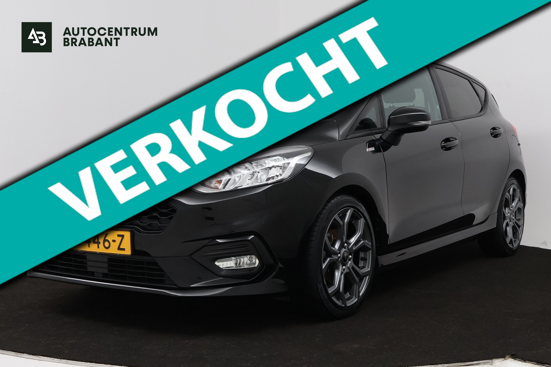 Ford Fiesta 1.0 EcoBoost ST-Line (CRUISE CONTROL, NAVIGATIE, PARKEERSENSOREN) 2018 - voorkant